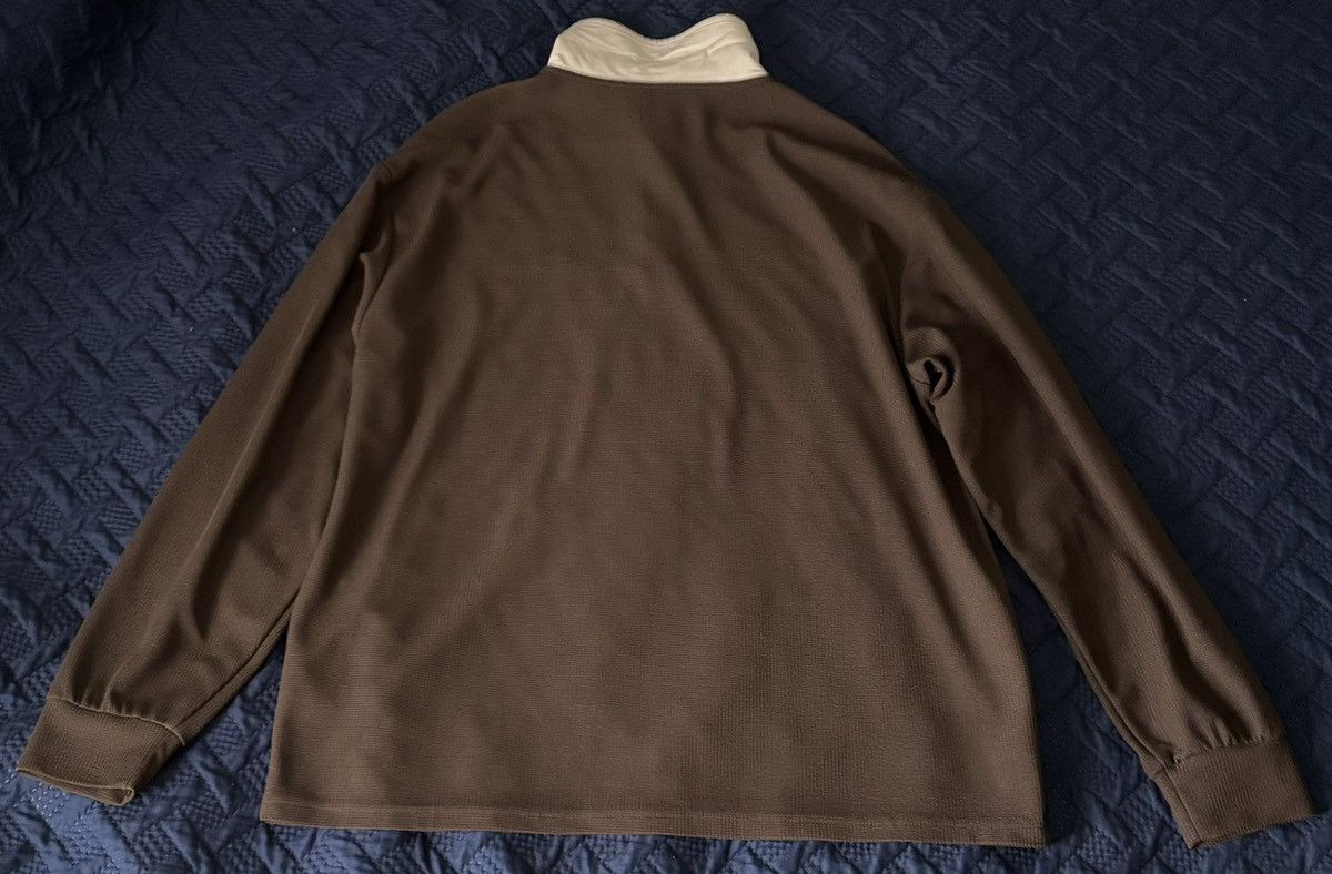 Shein SHEIN Brown Polo Long Sleeve Shirt Size US M / EU 48-50 / 2 - 3 Thumbnail