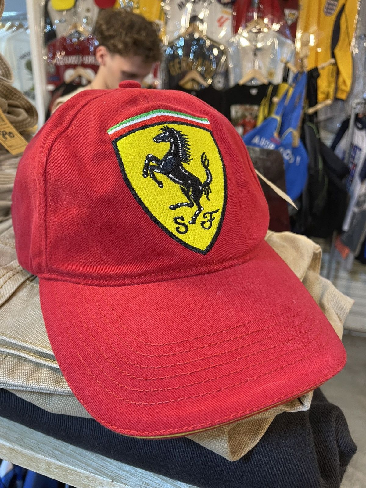 Ferrari Vintage F1 Ferrari Cap Size ONE SIZE - 1 Thumbnail