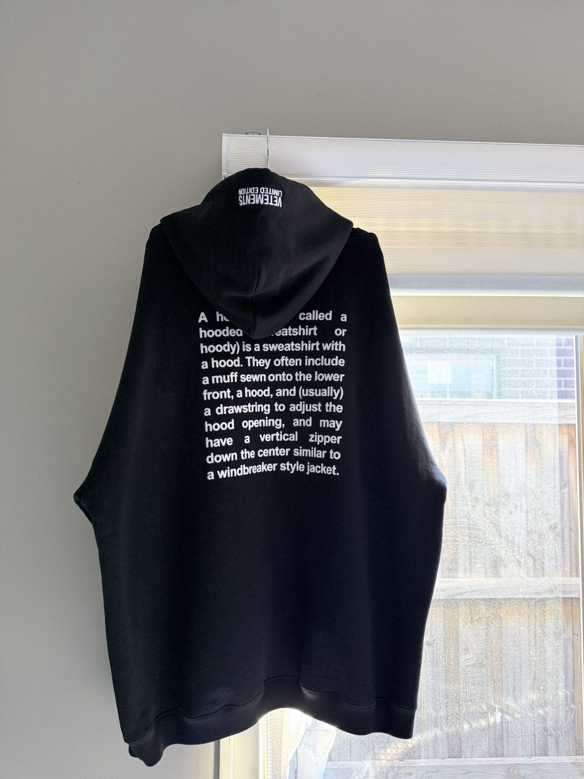 Vetements DEFINITION HOODIE Size US L / EU 52-54 / 3 - 3 Thumbnail