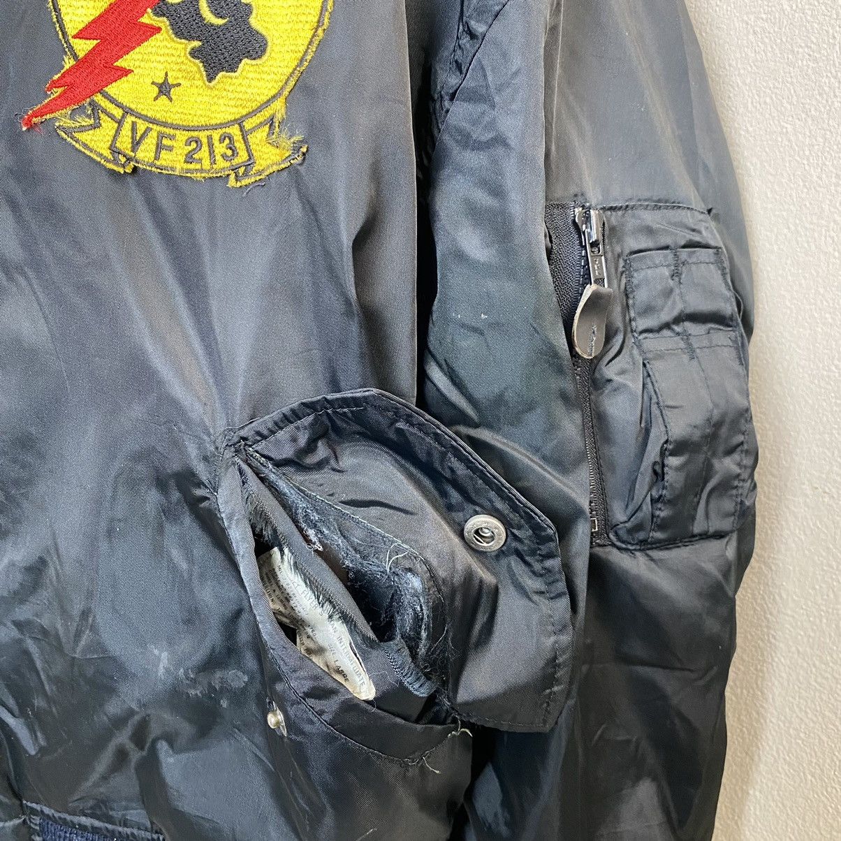 Vintage Jacket Fly Intermediate Vintage 90s MA 1 Fly Bomber