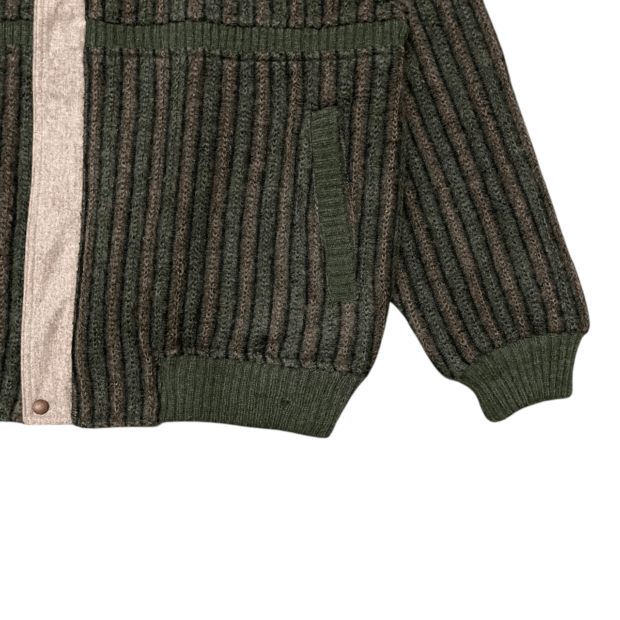 Issey Miyake Vintage Sam Austin Wool Knitted Bomber Jacket Issey Miyake Size US M / EU 48-50 / 2 - 4 Thumbnail