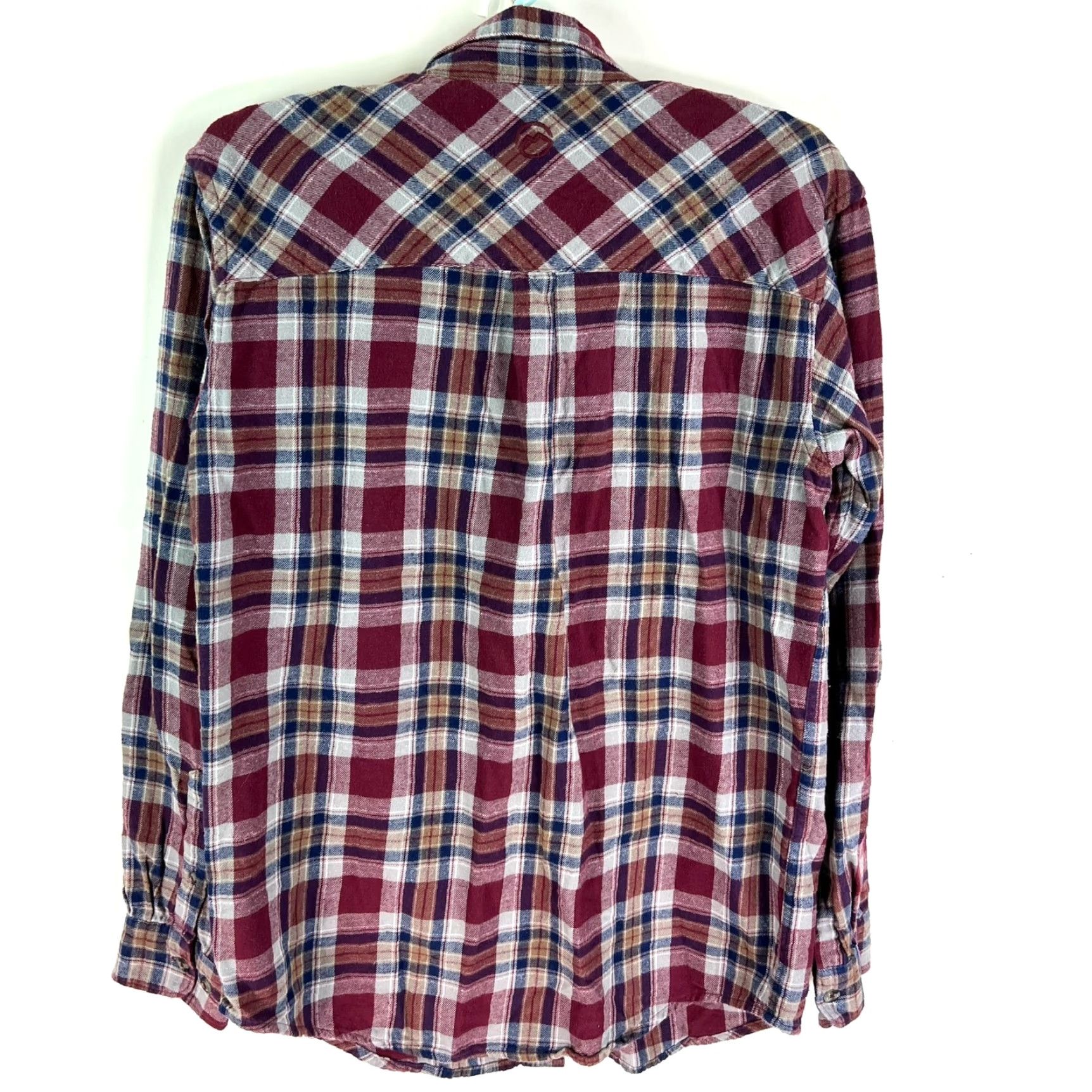 Vintage Magellan Plaid Flannel Button-Down Shirt Mens Size Small Maroon Casual Outdoor Size US S / EU 44-46 / 1 - 5 Thumbnail