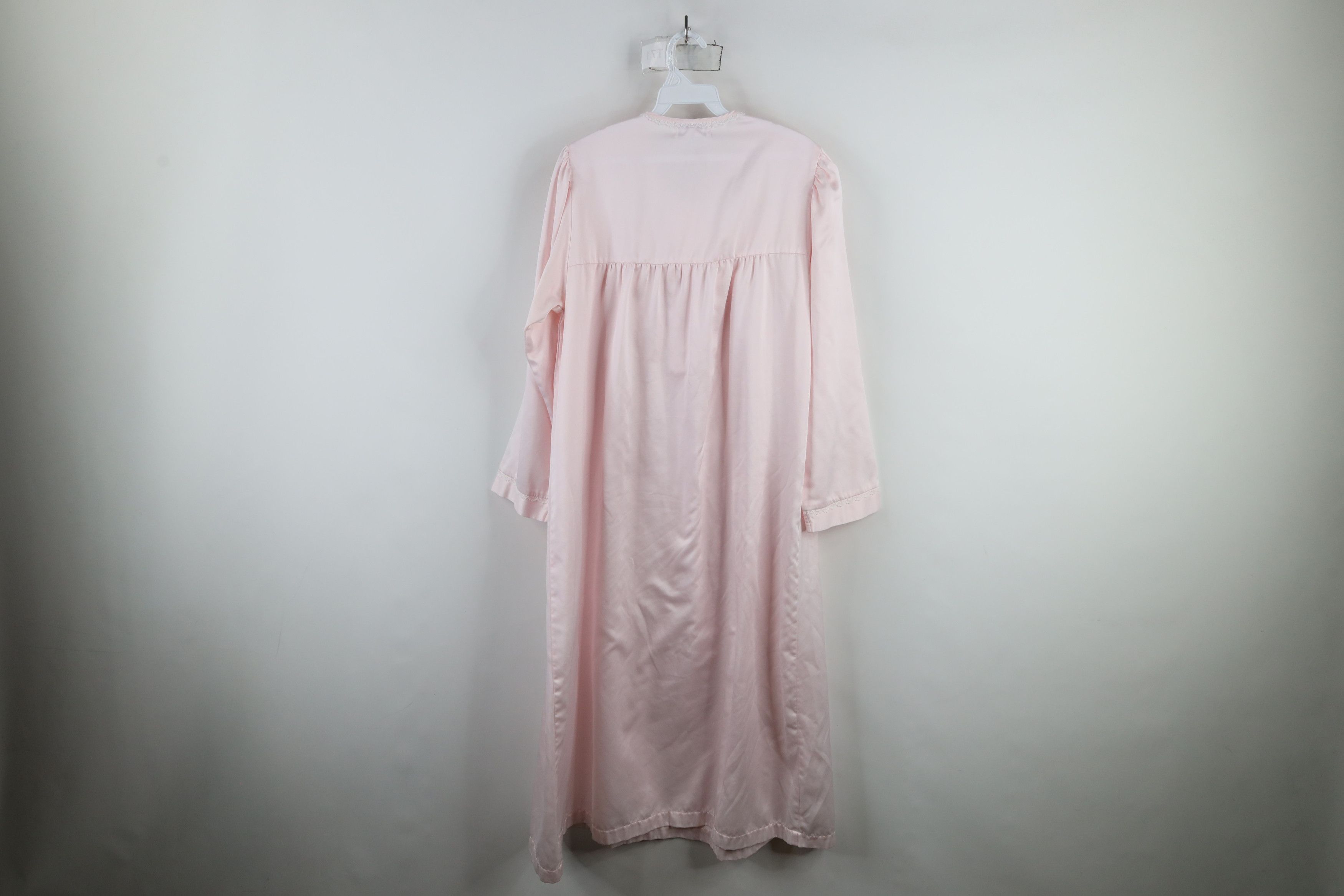 Vintage Vintage 90s Miss Elaine Ruffled Long Sleeve Night Gown Shirt Size M / US 6-8 / IT 42-44 - 12 Thumbnail