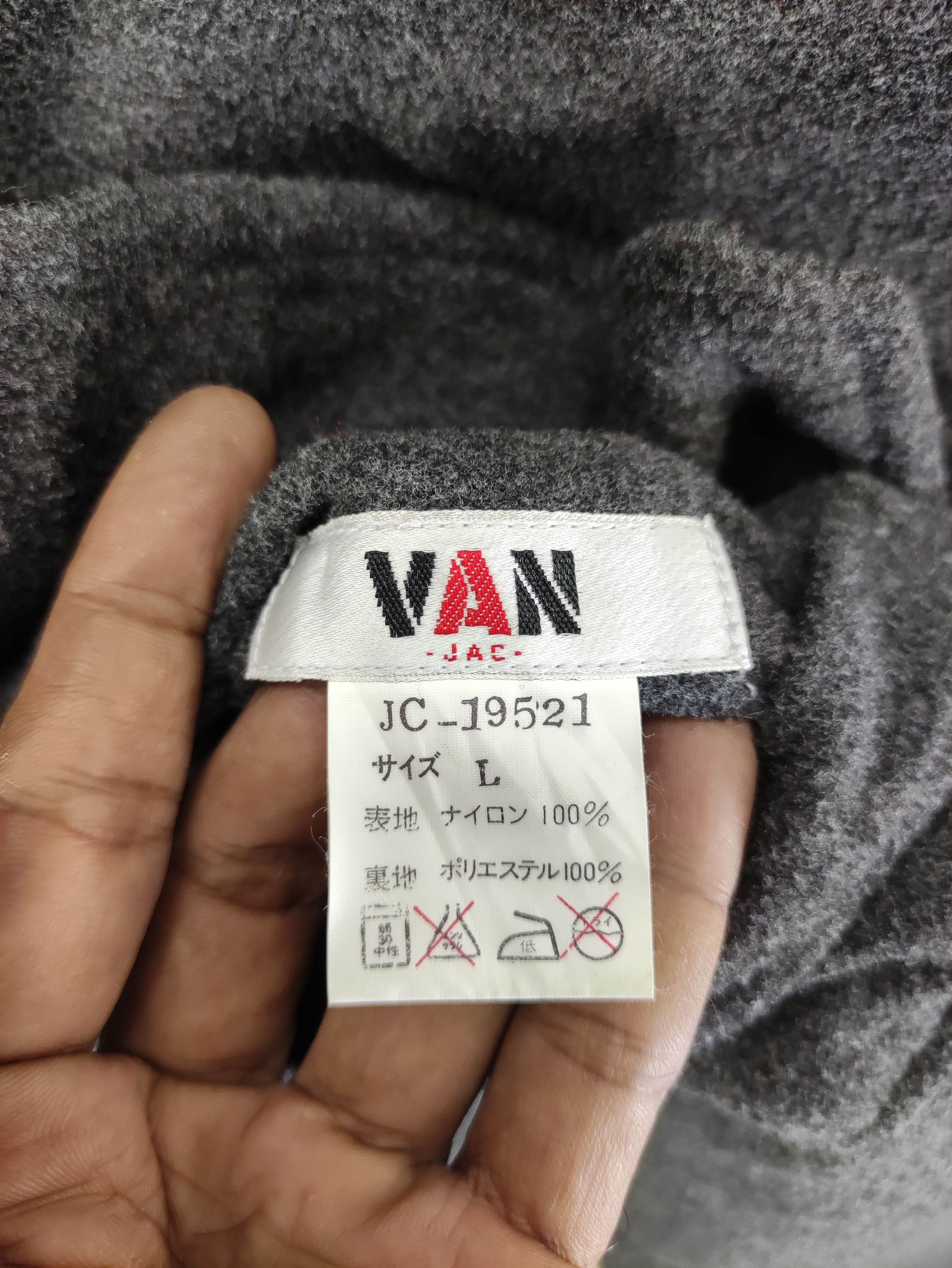 Van Vintage Van Fleece Reversible Jacket Snap Button Size US XL / EU 56 / 4 - 2 Thumbnail