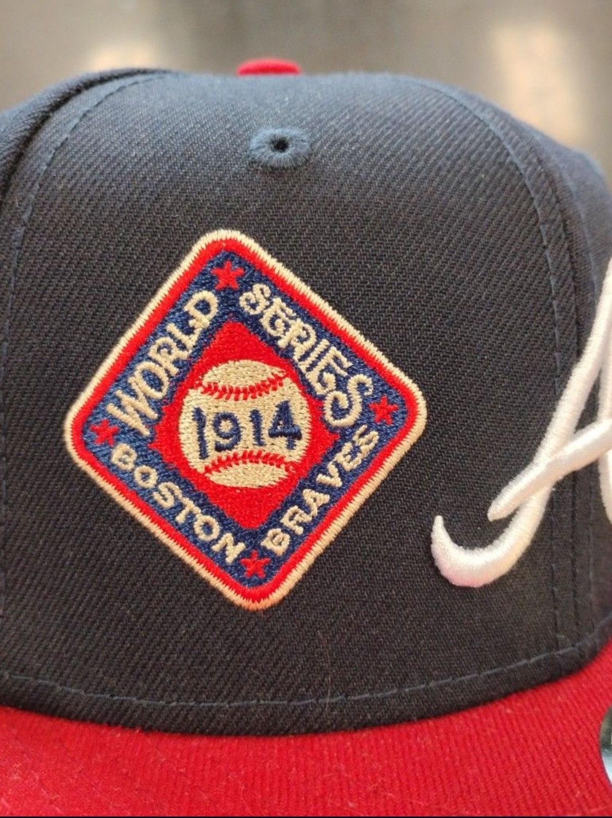 New Era New Era ATL Braves World Series Champions Fitted Size 34 - 2 Thumbnail