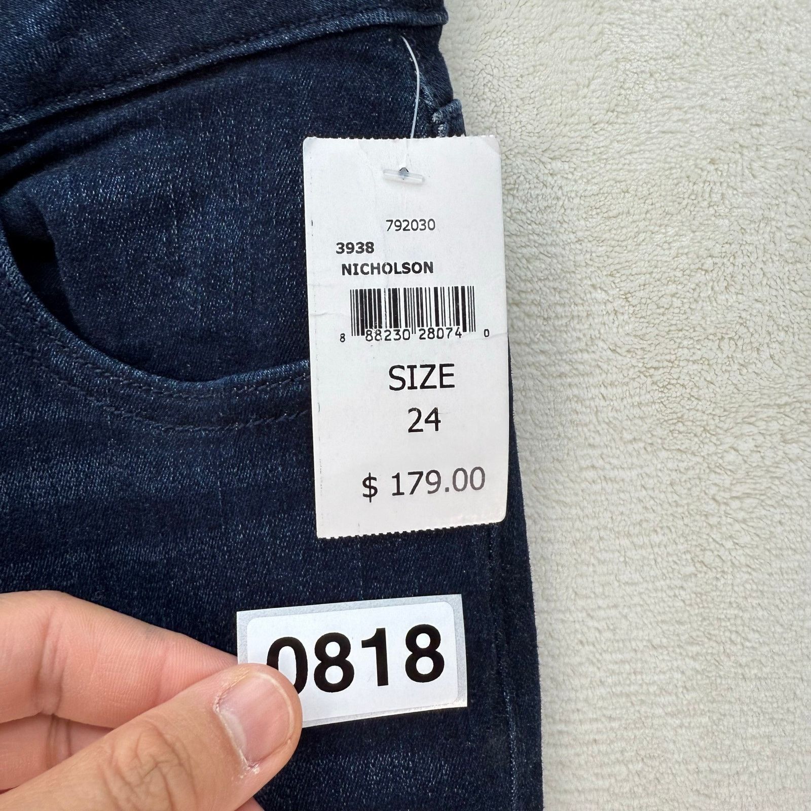 DL1961 DL1961 WOMEN'S 24 COCO CURVY MID RISE STRAIGHT LEG JEANS Size 24" / US 00 / IT 34 - 6 Thumbnail