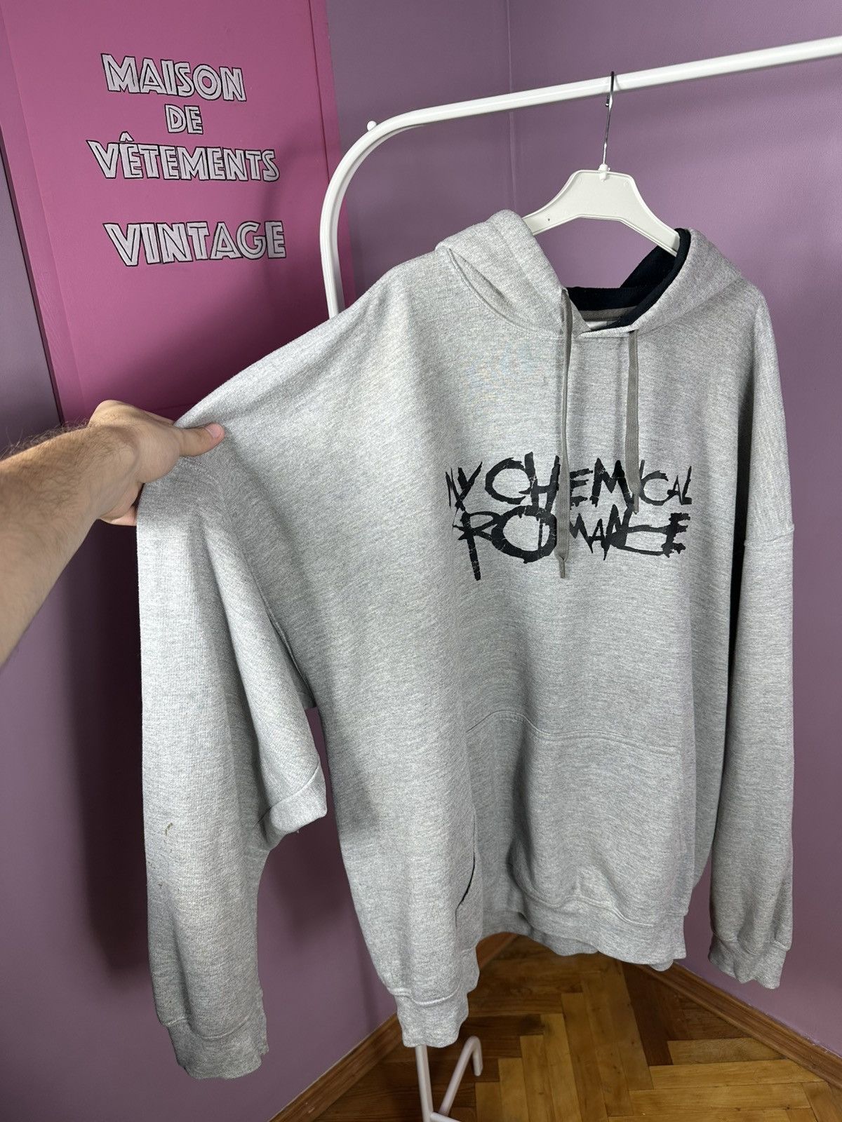 Gildan Vintage MCR My Chemical Romance Hoodie Spider Printed Size US XXL / EU 58 / 5 - 12 Thumbnail