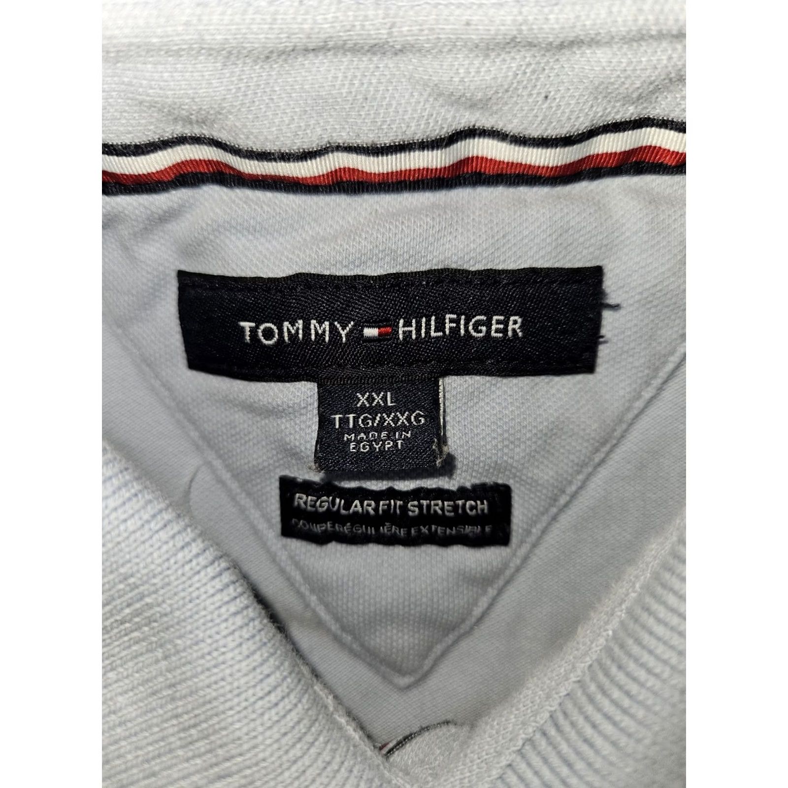 Tommy Hilfiger Tommy Hilfiger Polo Shirt Mens 2XL Regular Fit Stretch Embroidered Logo Polo Shirt Casual 90s City Classic Preppy Mens Size US XXL / EU 58 / 5 - 2 Thumbnail