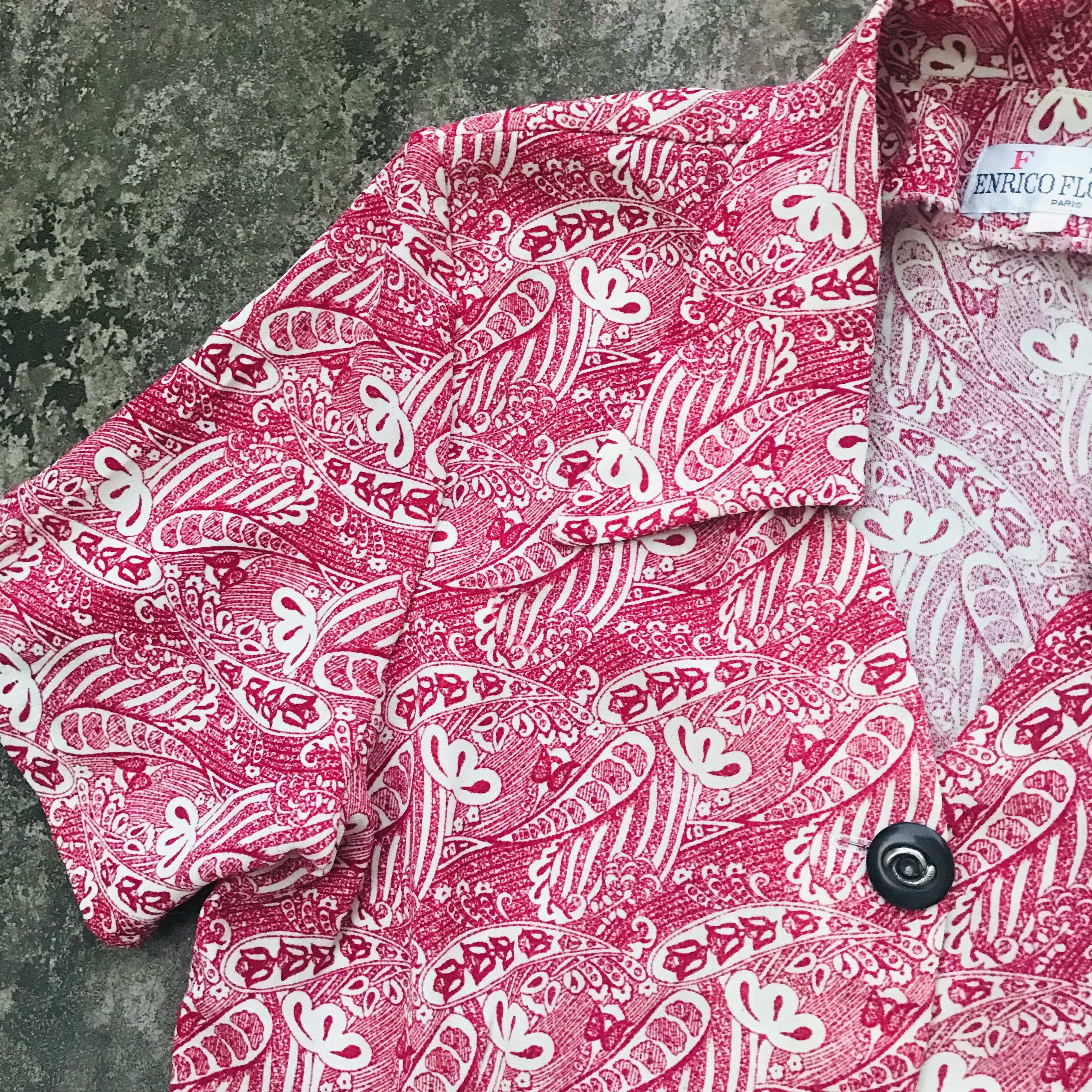 Vintage Vintage Open Collar Silk Shirt Size M / US 6-8 / IT 42-44 - 6 Thumbnail