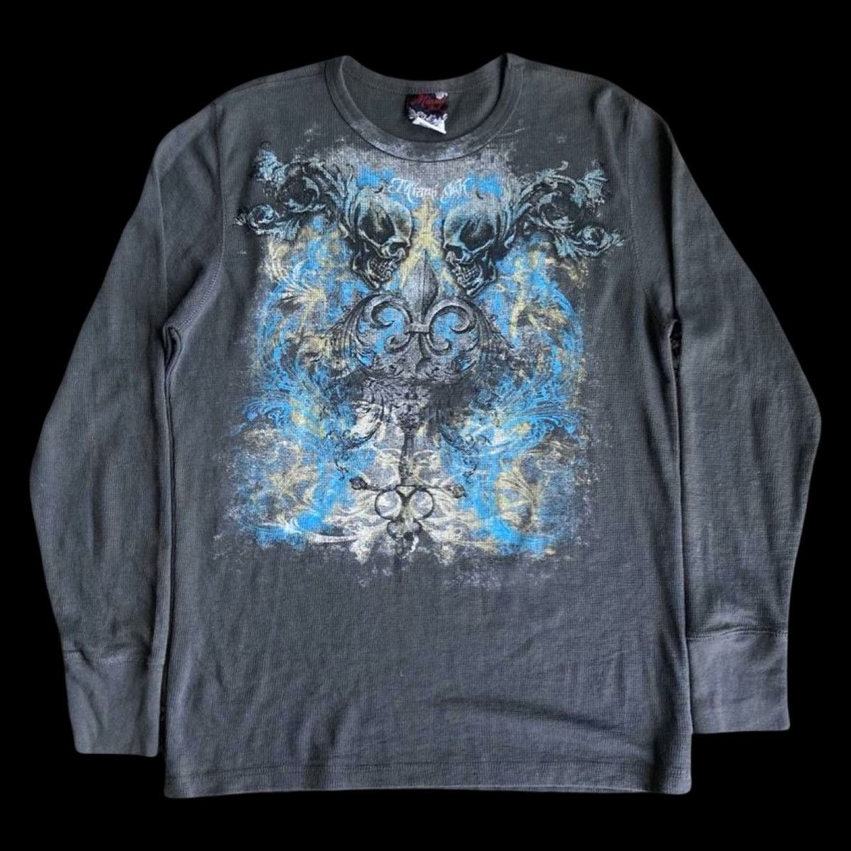 Affliction × Southpole × Tapout Miami Ink Long Sleeve Thermal T  