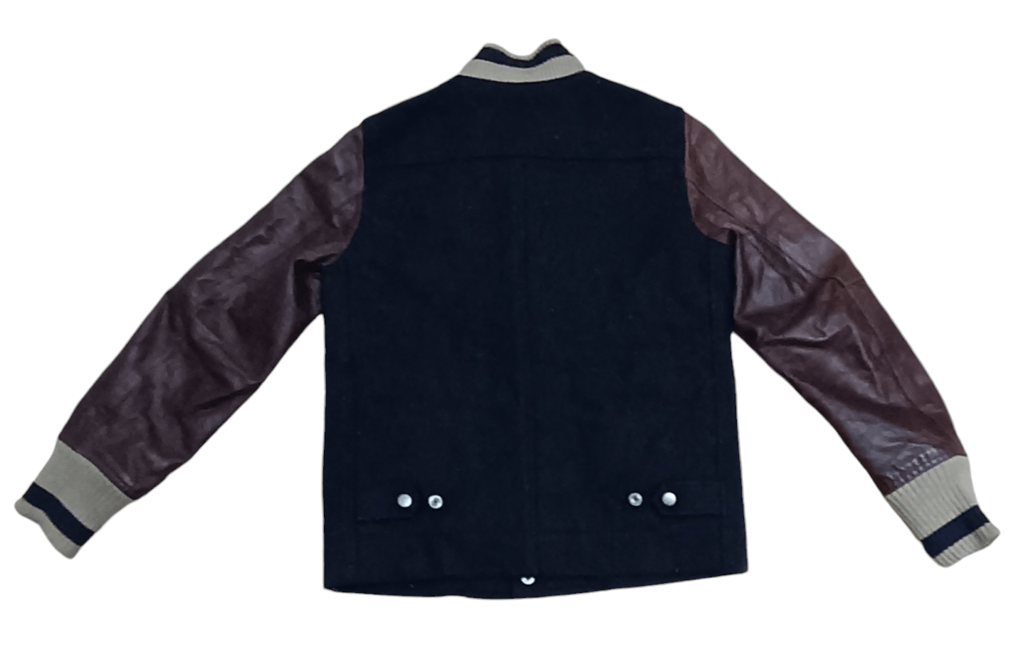 National Standard × Vintage VINTAGE NATIONAL STANDARD LEATHER SLEEVE VARSITY JACKET Size US M / EU 48-50 / 2 - 5 Thumbnail