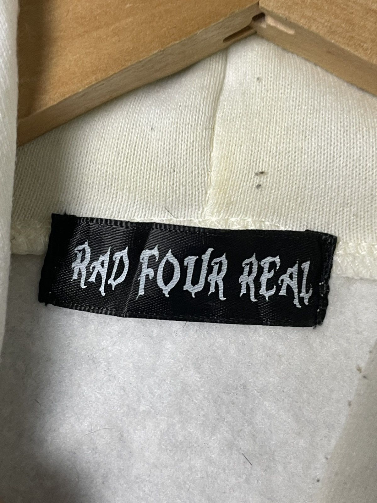 Japanese Brand Rad Four Real Brand Raptured Spellout Hoodies (62) Size US M / EU 48-50 / 2 - 12 Thumbnail