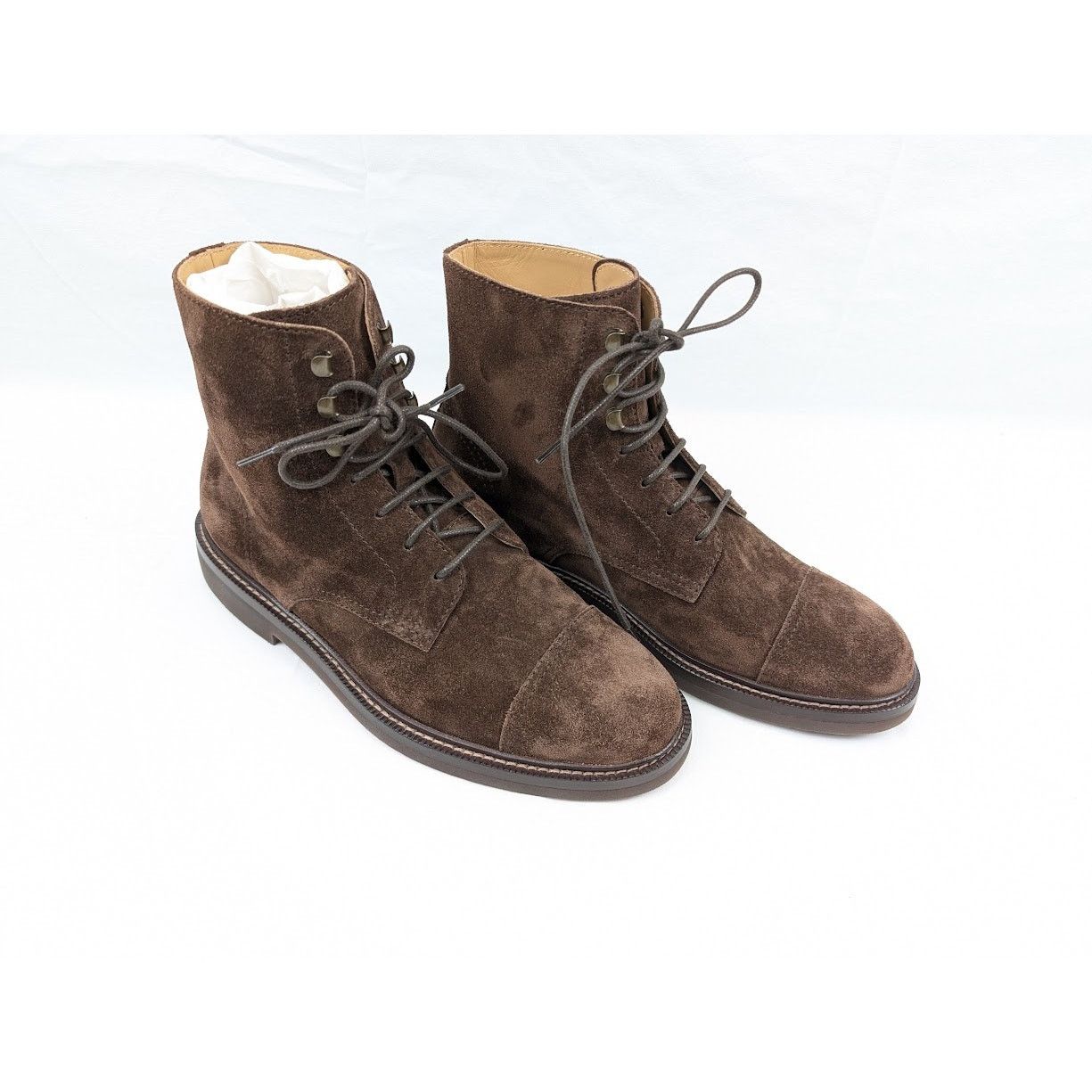 Brunello Cucinelli o1rshd1 Leather Boots in Brown Size US 8 / EU 41 - 13 Thumbnail