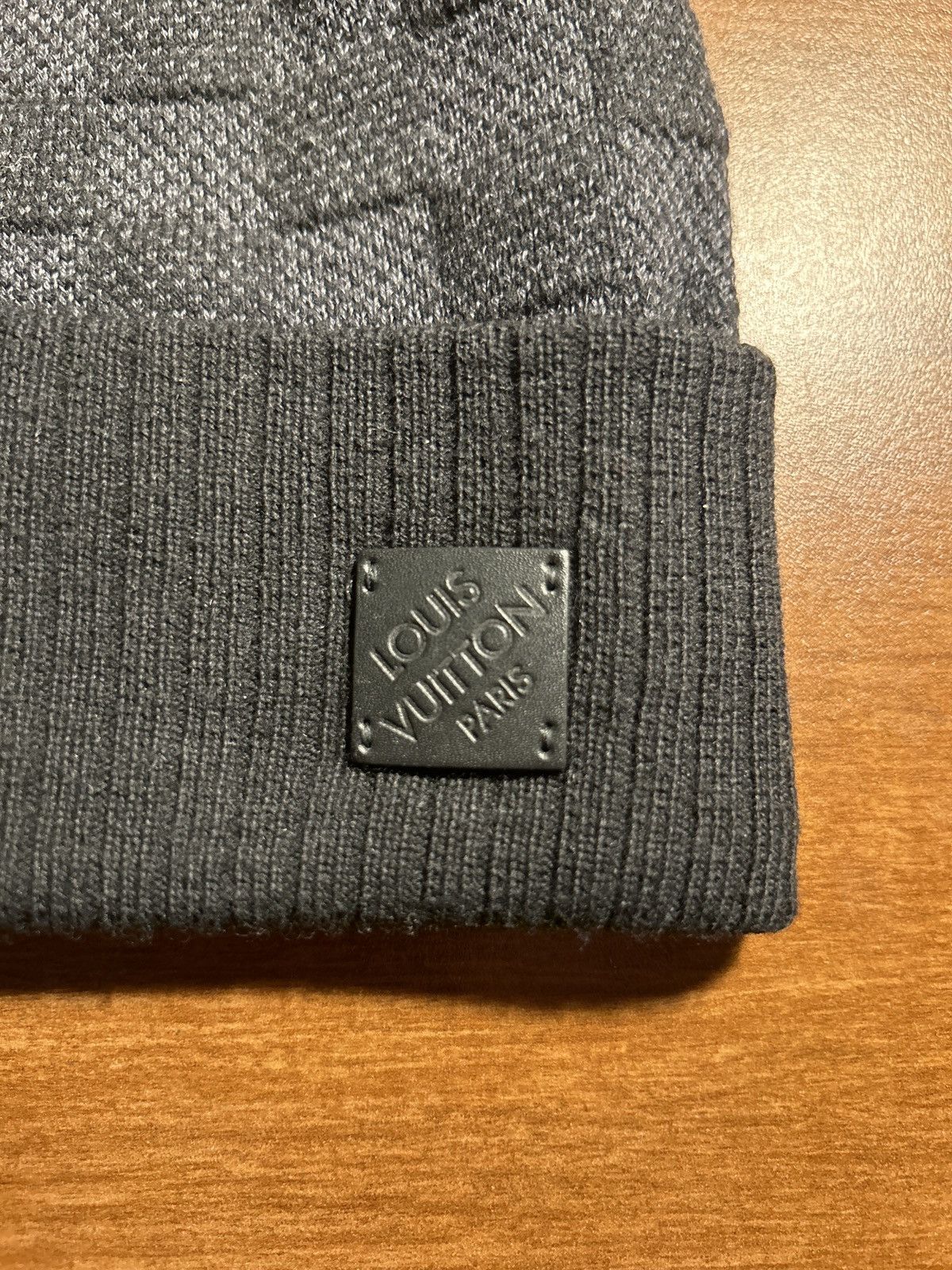 Louis Vuitton LOUIS VUITTON black beanie Size ONE SIZE - 3 Thumbnail