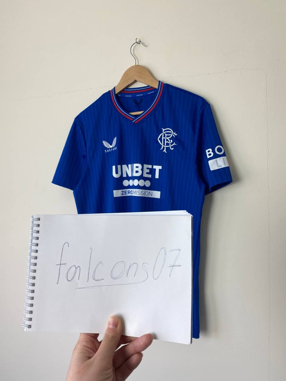 Castore Castore Rangers Glasgow 2022/2023 Blockcore Home Jersey Size US M / EU 48-50 / 2 - 2 Thumbnail