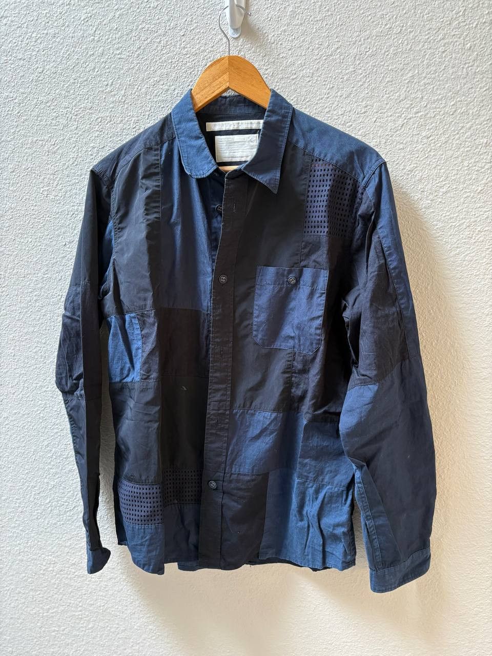 White Mountaineering White Mountaineering Patchwork Shirt Size US M / EU 48-50 / 2 - 1 Thumbnail