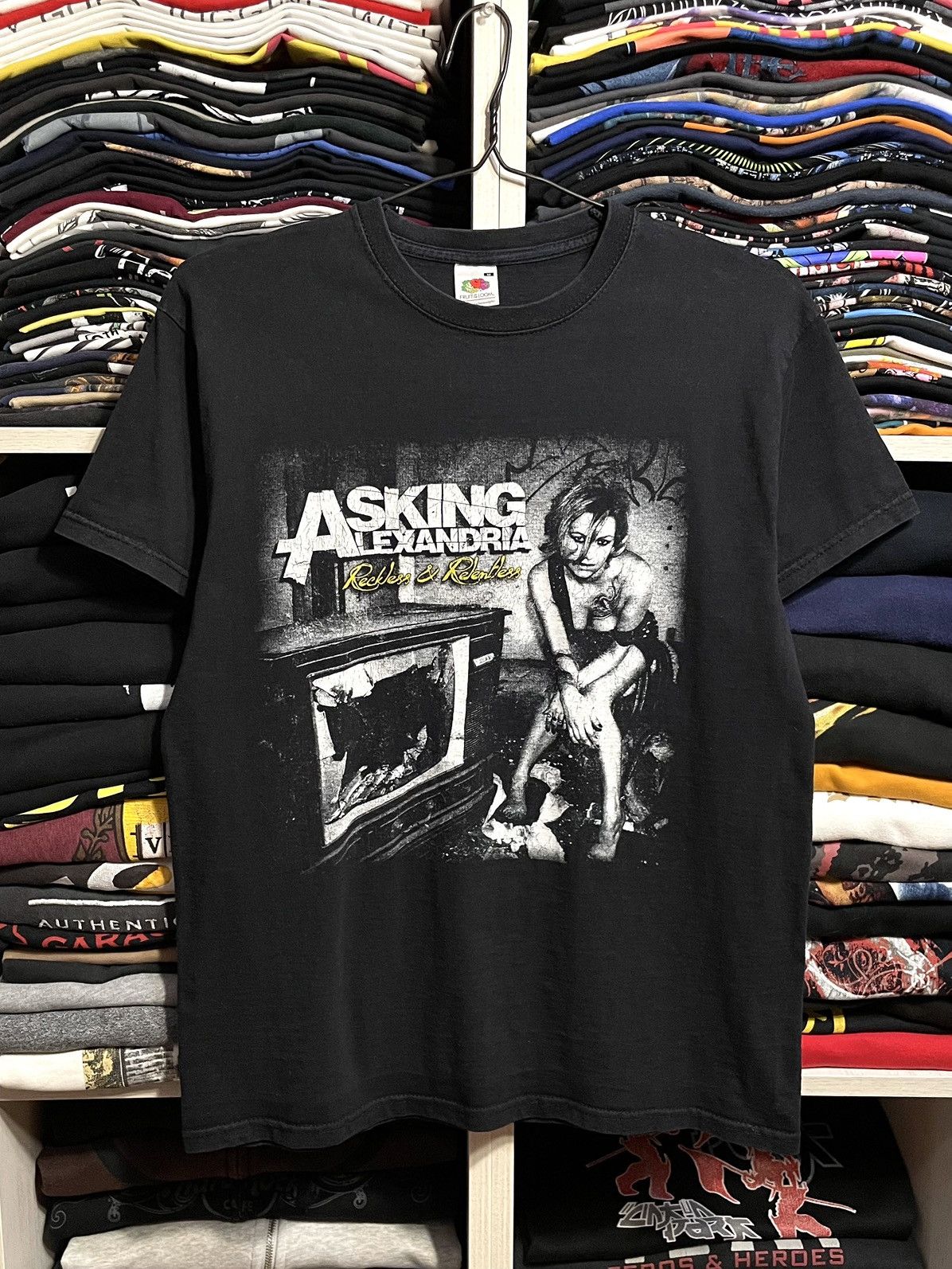 Band Tees Vintage Asking Alexandria Reckless Relentless Band T-Shirt Size US M / EU 48-50 / 2 - 5 Thumbnail
