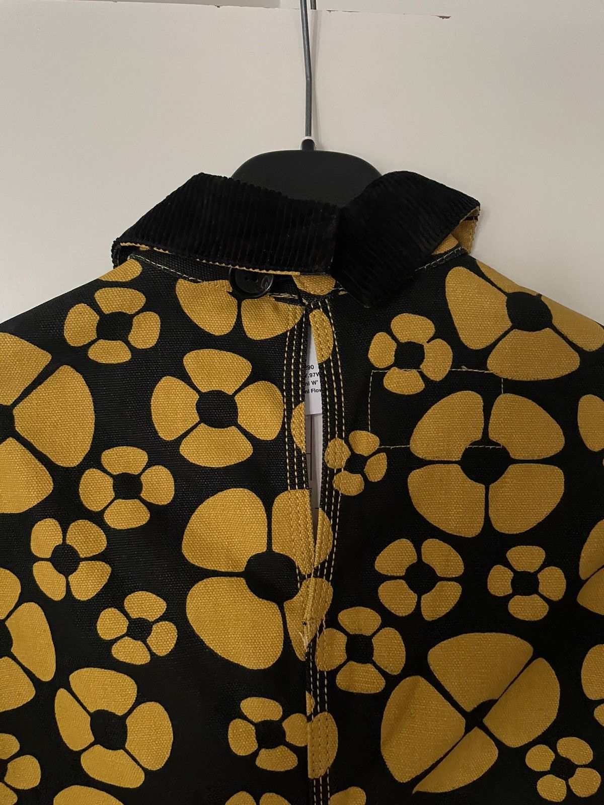 Marni MARNI X CARHARTT WIP FLORAL YELLOW CHORE WORK JACKET Size US M / EU 48-50 / 2 - 4 Thumbnail