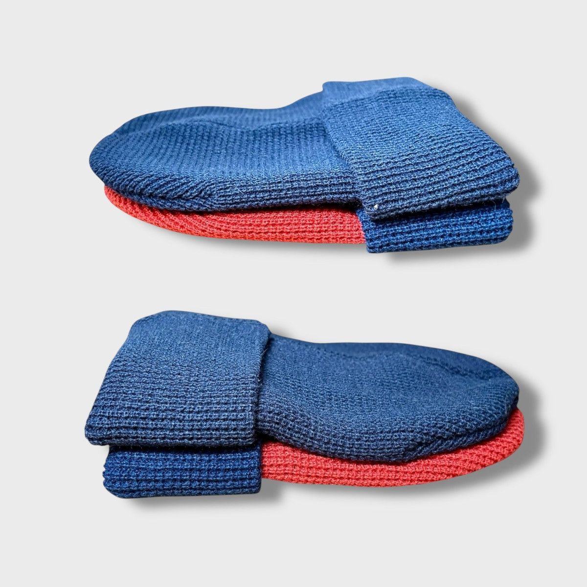Mad Engine 2 pack Mad Engine Double Ribbon Red Blue Beanies Sz OS Size ONE SIZE - 7 Thumbnail