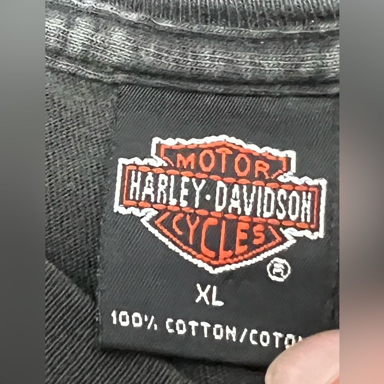Harley Davidson Vtg 90s Harley Davidson Shirt Eagle Logo Rare USA Made Size US XL / EU 56 / 4 - 5 Thumbnail