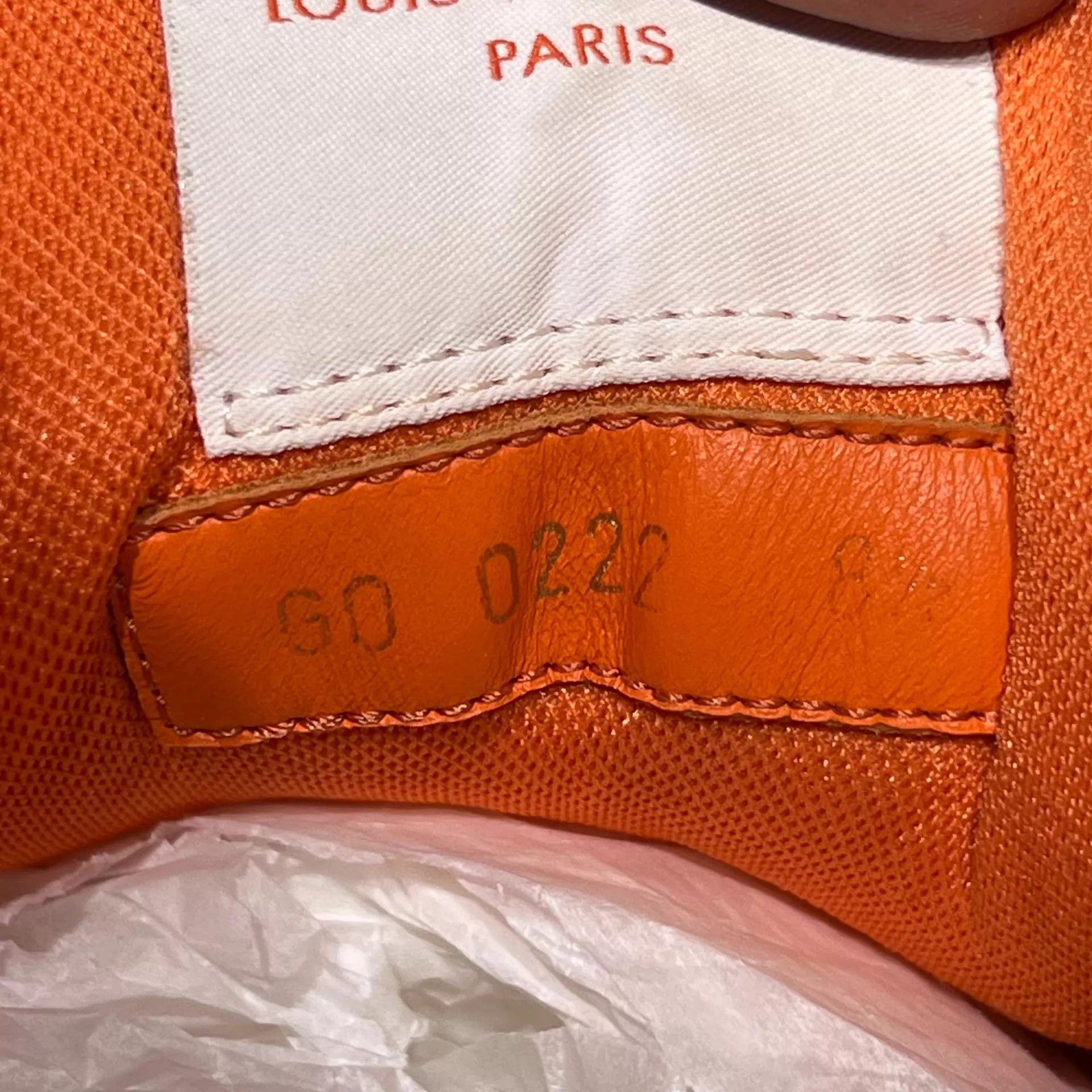 Louis Vuitton LV Trainer White Orange UK8.5/42.5 Size US 9.5 / EU 42-43 - 8 Thumbnail