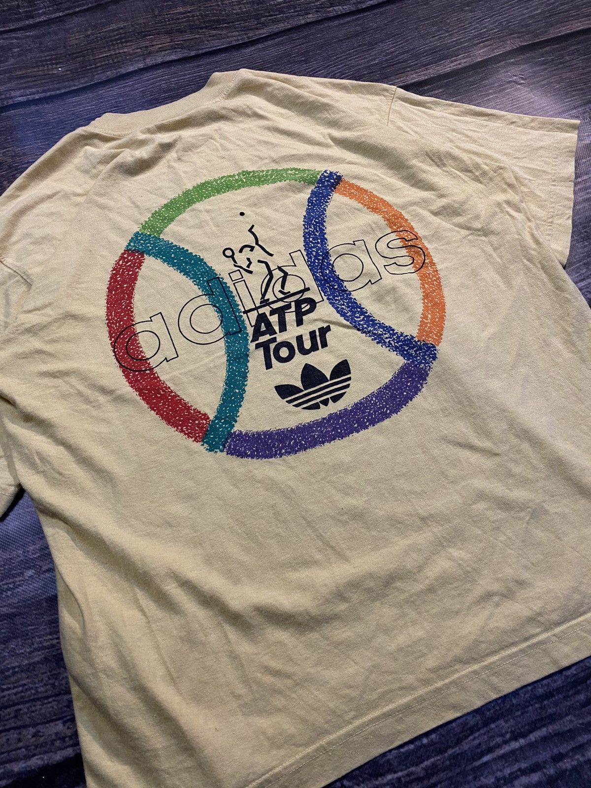 Adidas × Vintage RARE❗️80’s ADIDAS ATP TOUR VINTAGE TEE Size US L / EU 52-54 / 3 - 3 Thumbnail