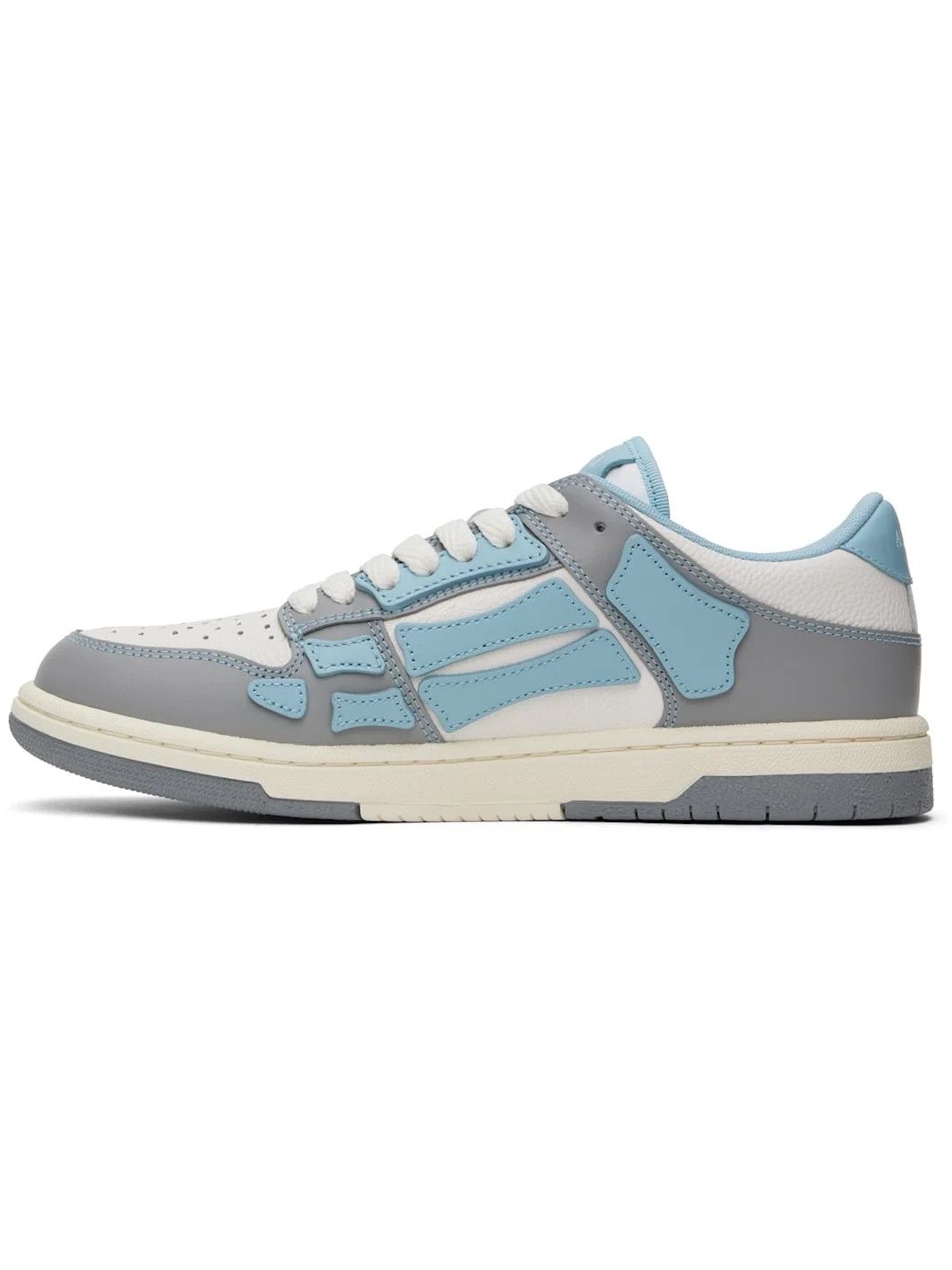Amiri o1s1wg110426 Varsity Skel Low-Top Sneakers in Multicolor Size US 13 / EU 46 - 3 Thumbnail