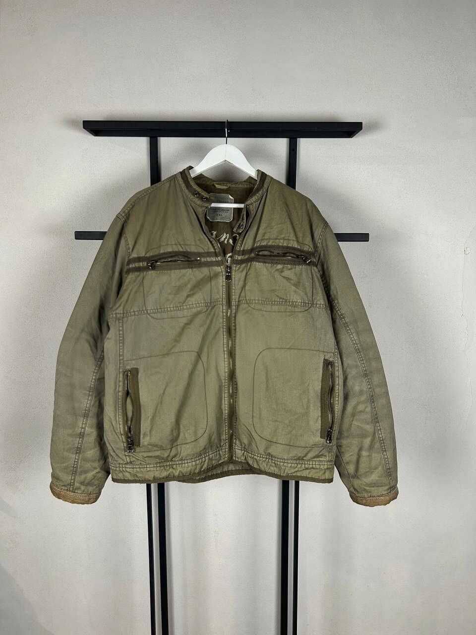 Japanese Brand Vintage Utility Zip Jacket Minimalist Military Olive Y2K Size US L / EU 52-54 / 3 - 3 Thumbnail