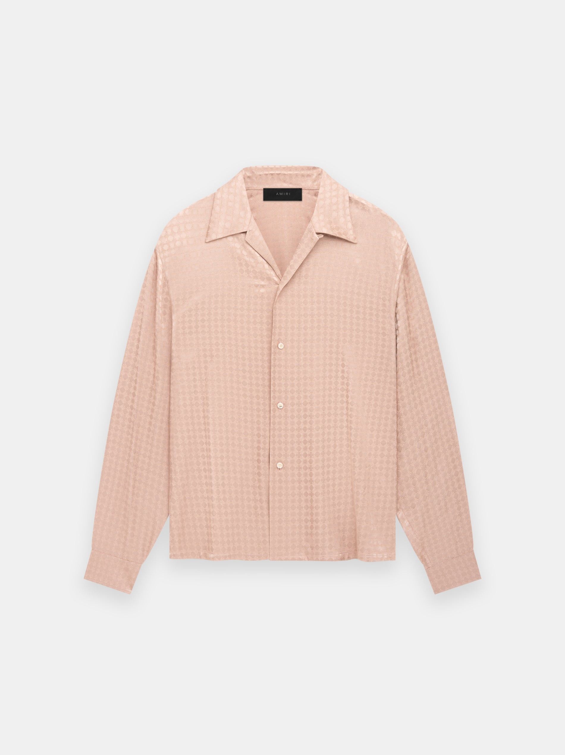 Amiri o1orln1025 MA Quad Long Sleeve Shirt in Light Pink Size US M / EU 48-50 / 2 - 1 Thumbnail