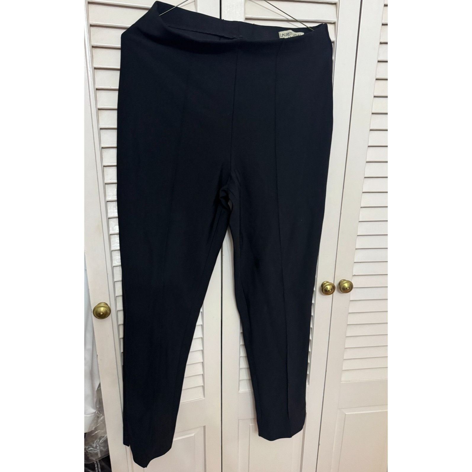 Vintage Vintage Lauren Vidal made in France Black Pants T5 Size 30" / US 8 / IT 44 - 1 Thumbnail