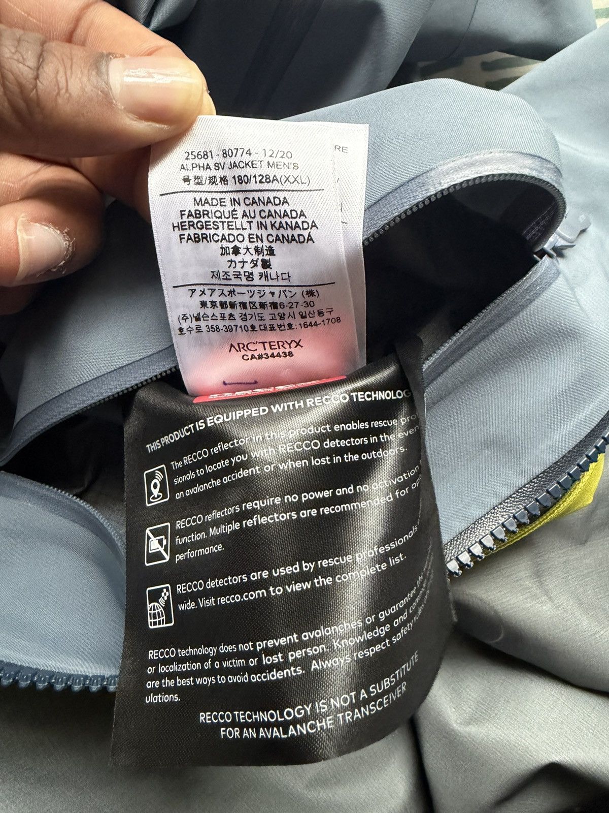 Arc'teryx Arc'teryx Alpha SV Size US XXL / EU 58 / 5 - 15 Thumbnail