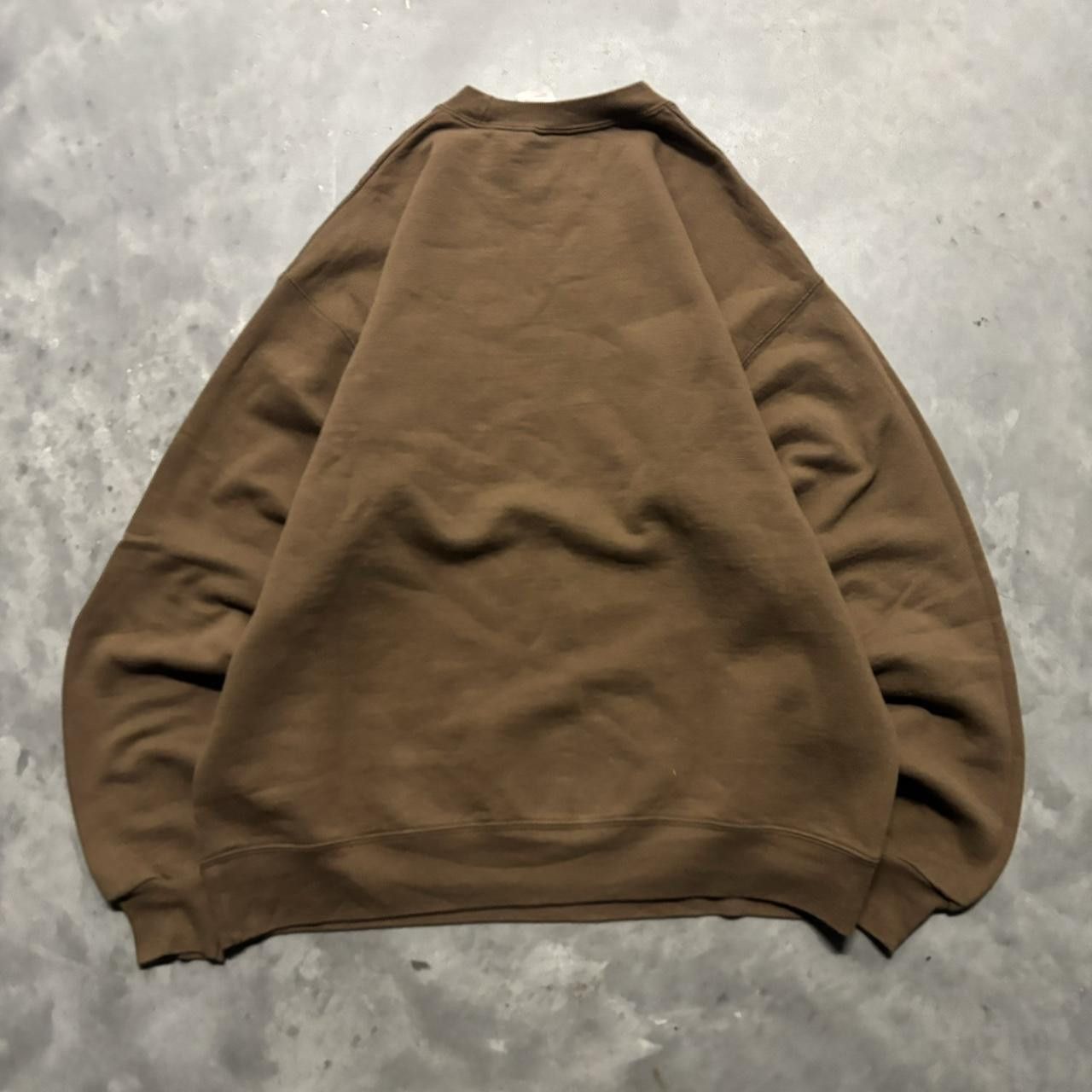 Japanese Brand × Vintage Crazy Vintage Y2K/2000s Brown Wake Spellout Streetwear Essential Crewneck! Size US M / EU 48-50 / 2 - 7 Thumbnail