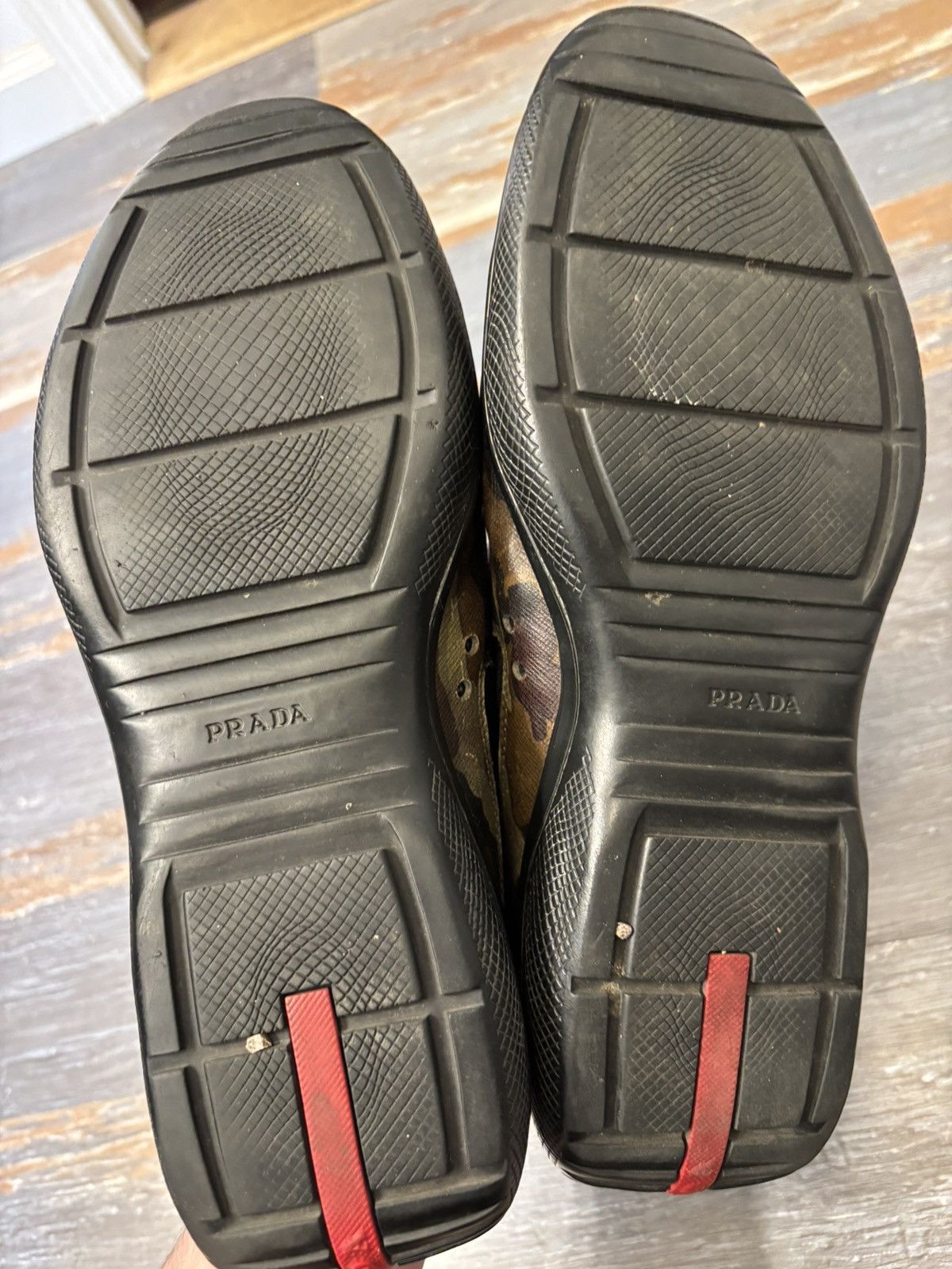 Prada Americas Cup Camo Leather Size 10 Size US 10 / EU 43 - 6 Thumbnail