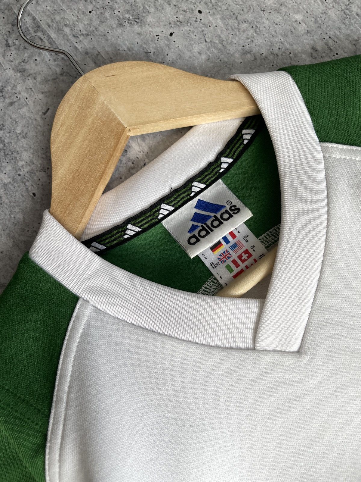 Adidas × Vintage Vintage 90s Polyester Adidas Equipment T-Shirt Size US M / EU 48-50 / 2 - 8 Thumbnail