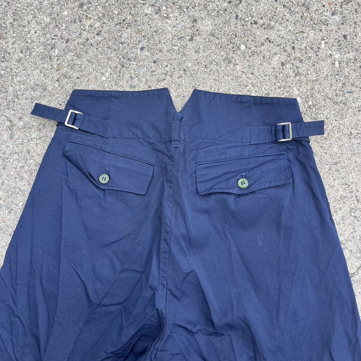 Comme des Garcons × Japanese Brand Comme des garçons 2008 navy wide leg trousers size 28 Size US 28 / EU 44 - 4 Thumbnail