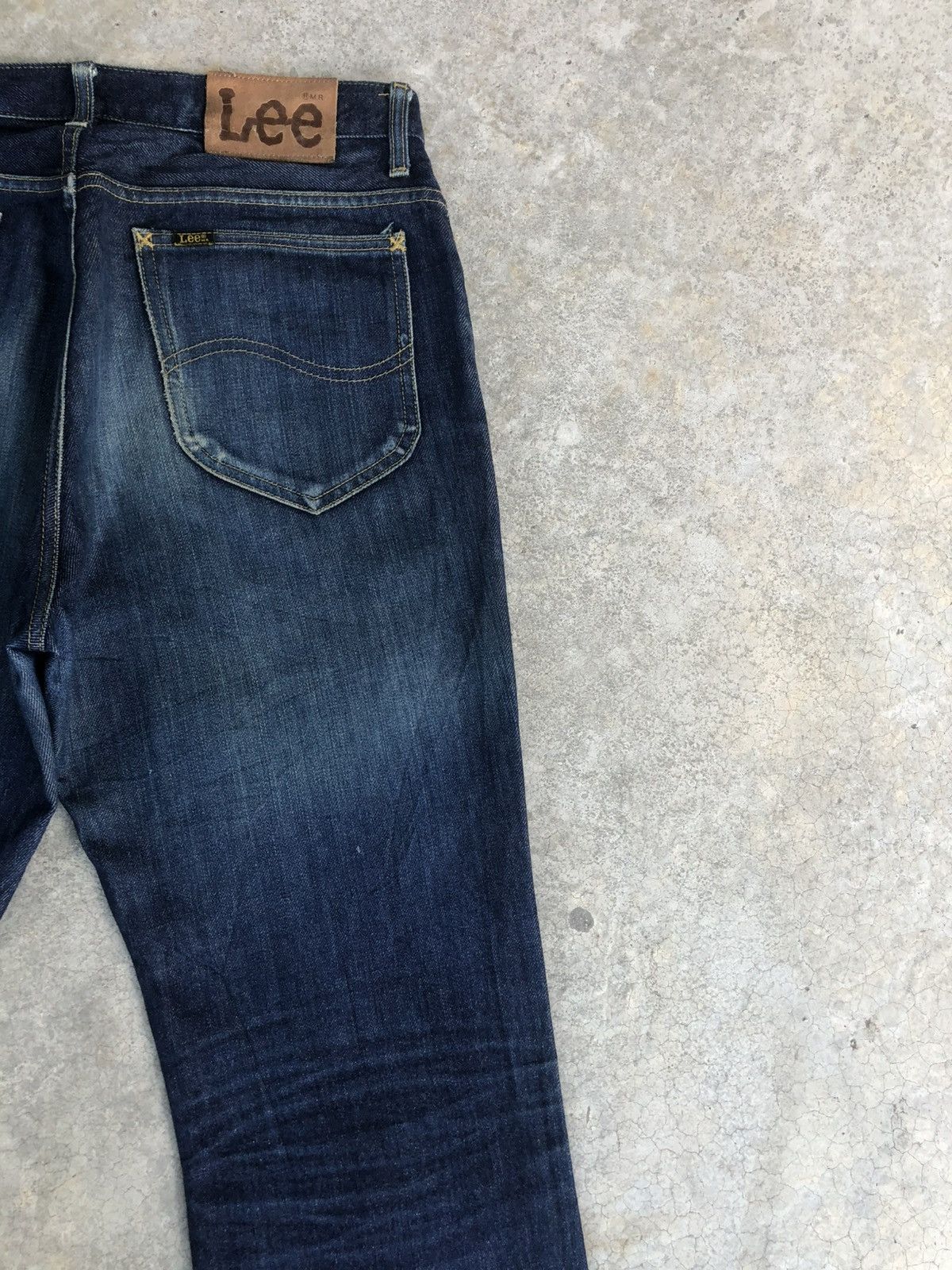 If Six Was Nine Japanese Lee Flared Jeans Distressed Denim Size US 32 / EU 48 - 10 Thumbnail