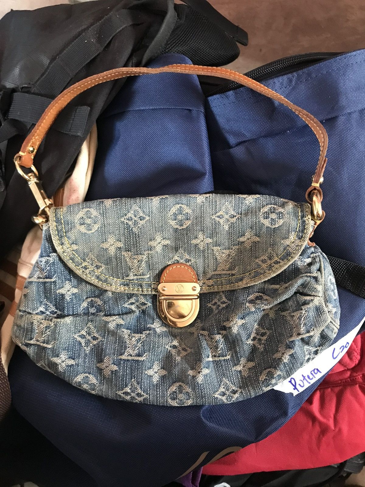 Louis Vuitton Vintage Denim Louis Vuitton Size ONE SIZE - 1 Thumbnail