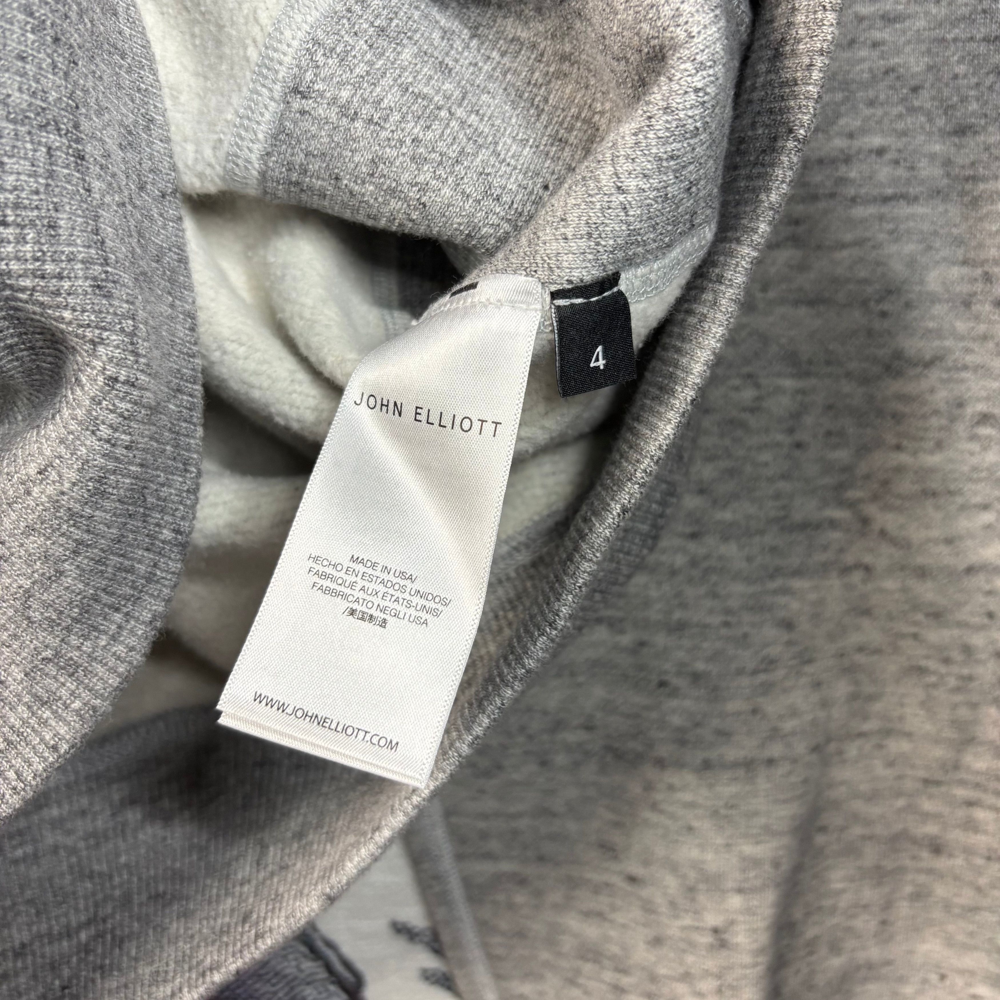 John Elliott NWT John Elliot Gray Hoodie Size XL Size US XL / EU 56 / 4 - 2 Thumbnail