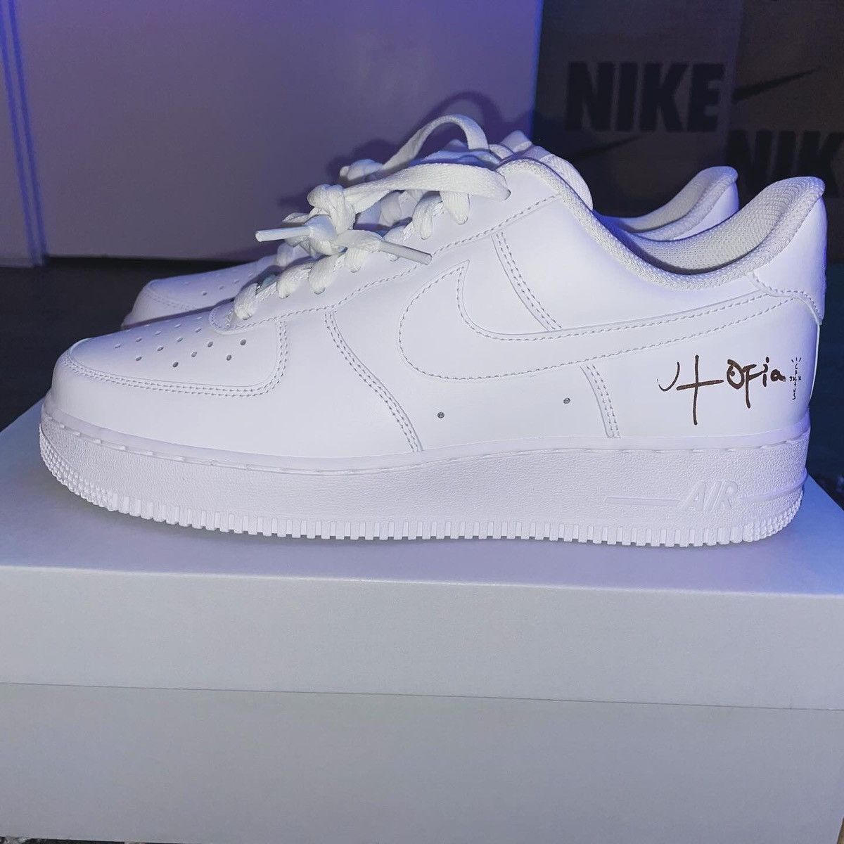 Nike × Travis Scott Travis Scott Utopia AF1 9M Size US 9 / EU 42 - 3 Thumbnail