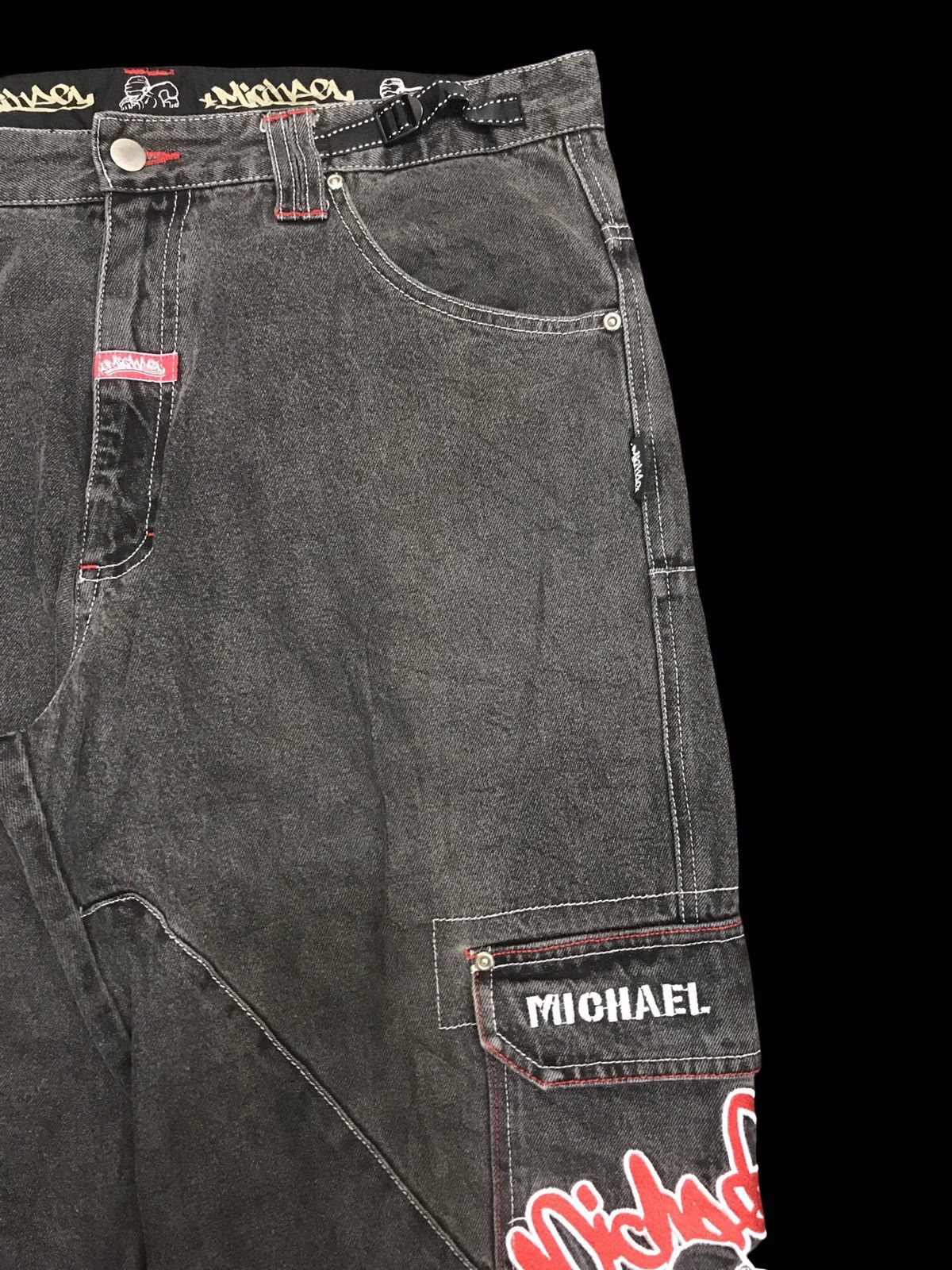 Other 💥BAGGY💥DACK DIVE COOL DESIGN BAGGY MILD DENIM F376 Size US 37 - 3 Thumbnail