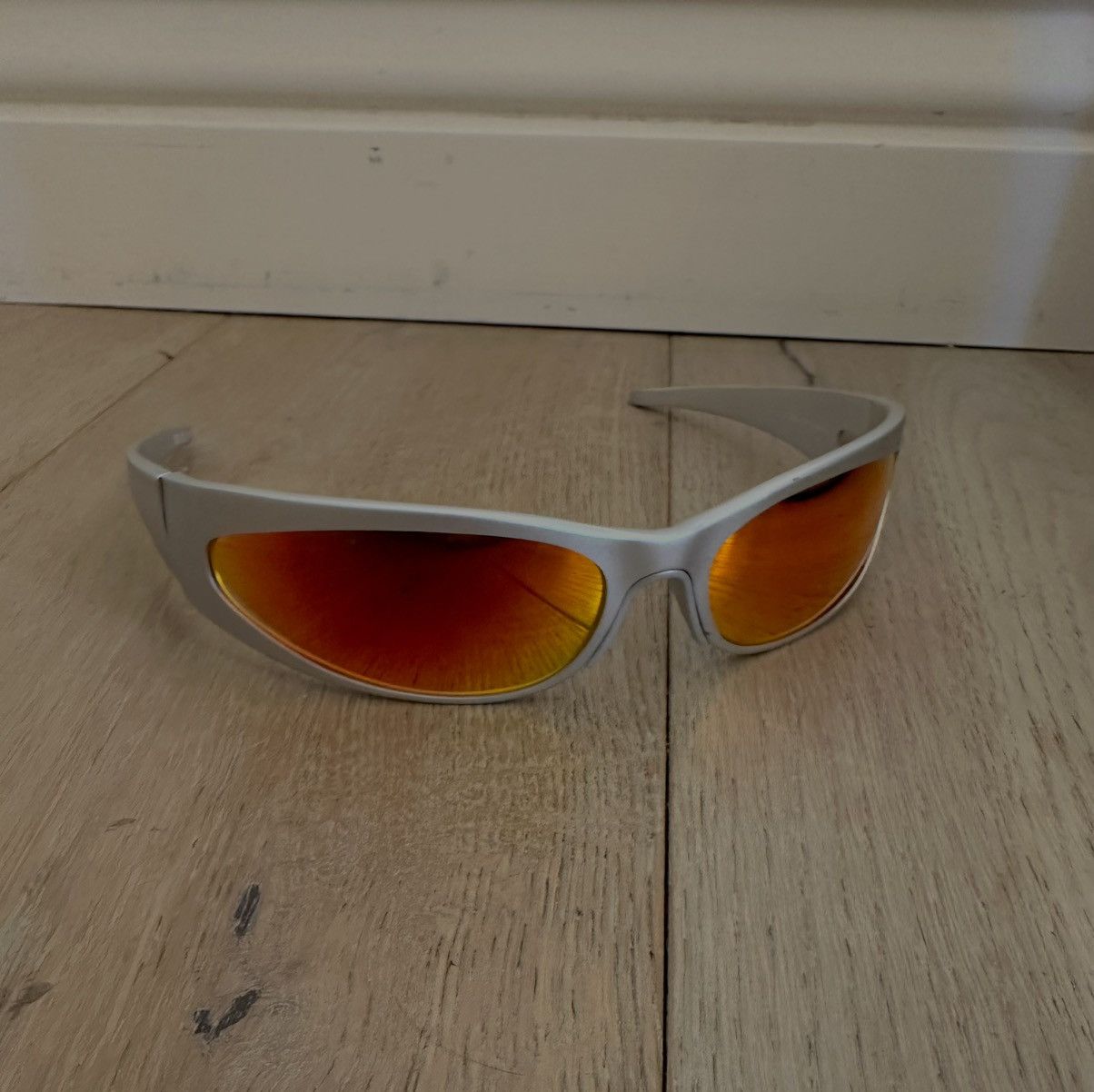 Balenciaga Balenciaga Aluminum Sunglasses - Silver Size ONE SIZE - 1 Thumbnail