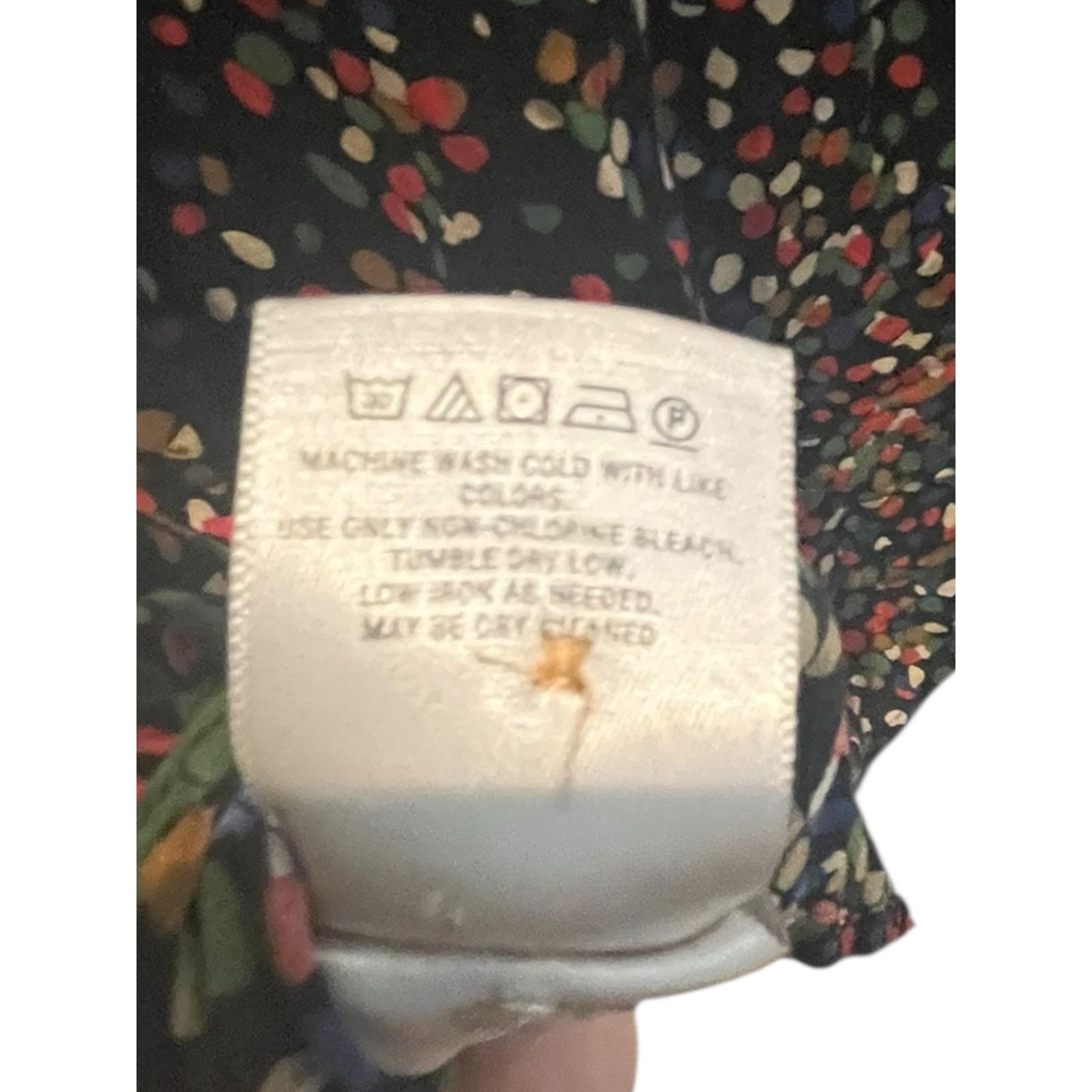 Anthropologie Maeve Anthropologie Multicolor Dot Blouse | Size 6 EUC Size M / US 6-8 / IT 42-44 - 5 Thumbnail