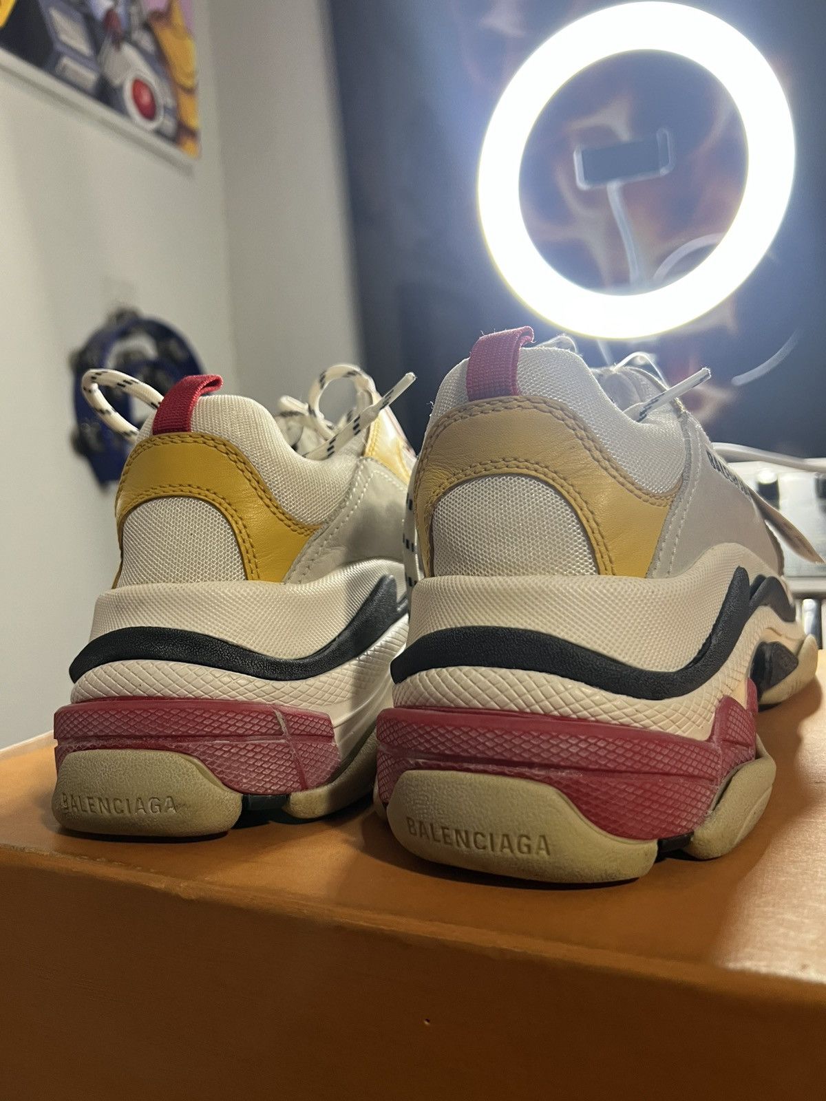 Balenciaga Balenciaga Triple S Multi-Color Sneakers EU 42 (US 9) Size US 9 / EU 42 - 5 Thumbnail