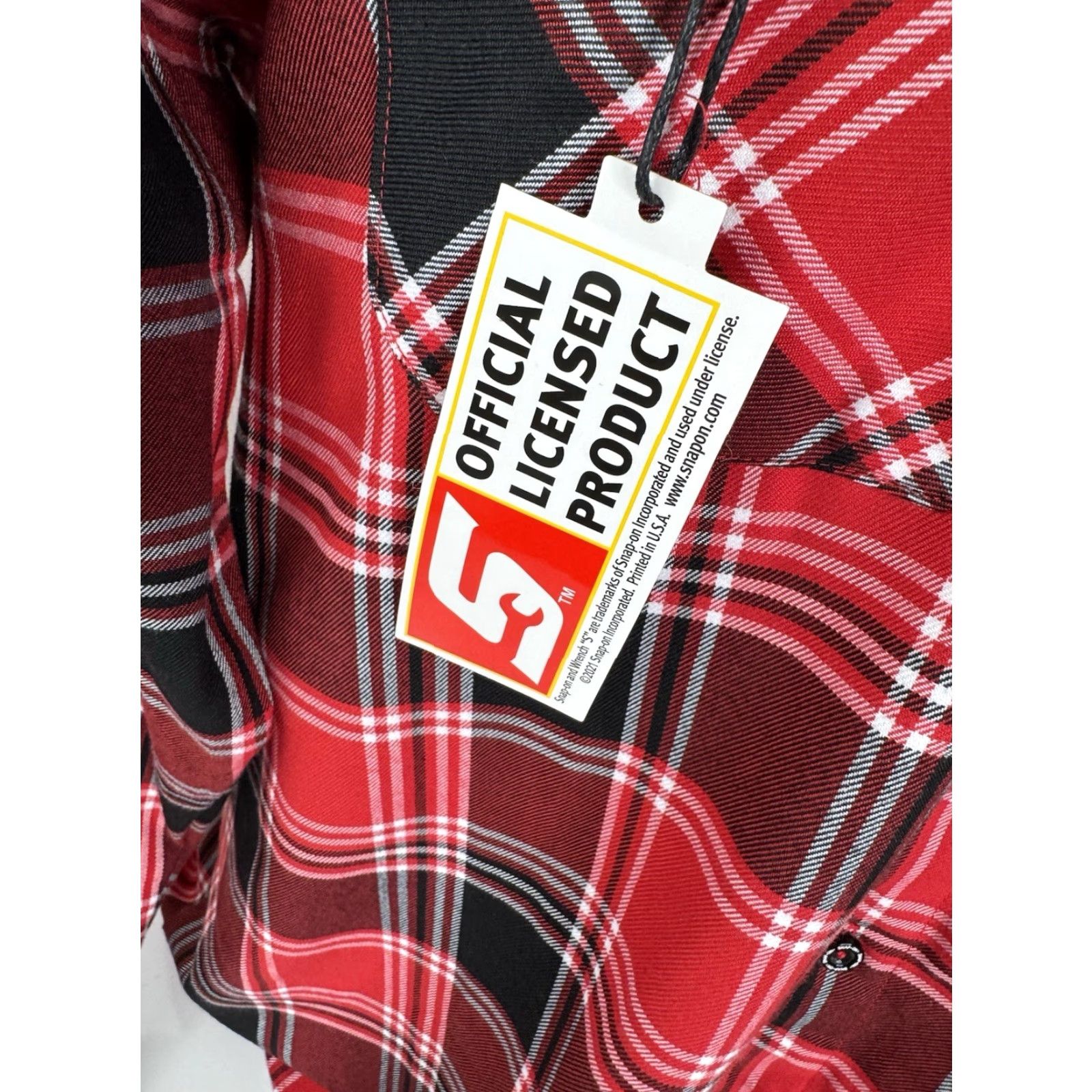 Vintage DIxxon Flannel - SNAP ON TOOLS - NEW w TAG - Limited Edition Plaid 3XL Shirt Size US XXL / EU 58 / 5 - 2 Thumbnail