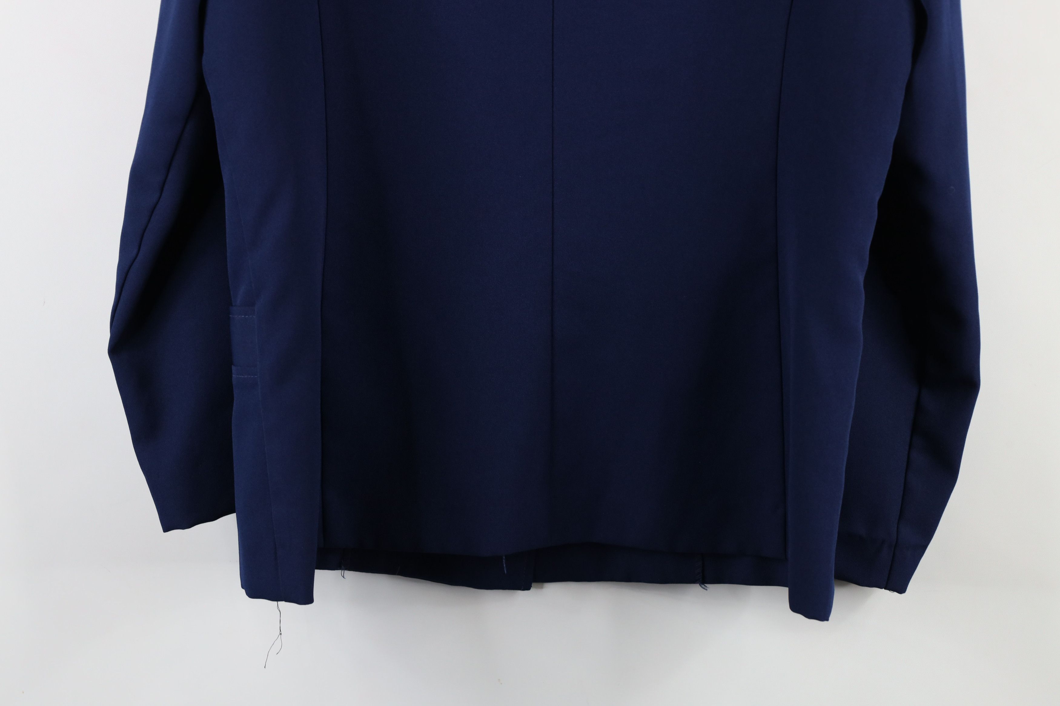 Vintage Vintage 90s Streetwear 2 Button Blazer Suit Jacket Blue USA Size XXL / US 16-18 / IT 52-54 - 15 Thumbnail