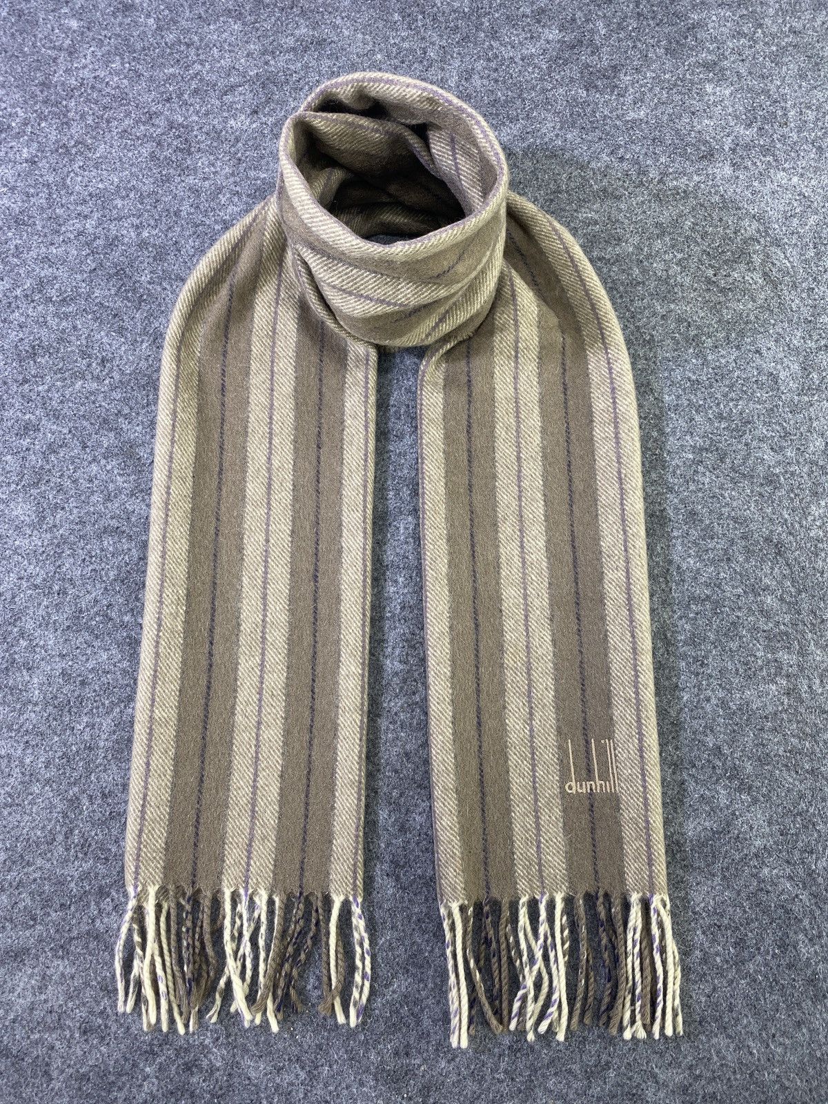 Vintage Dunhill Scarf / Muffler / Neckwear -T997 Size ONE SIZE - 1 Thumbnail