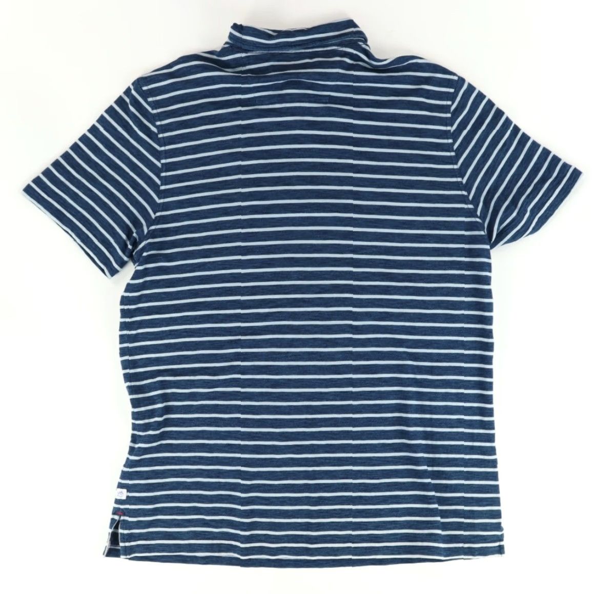 Southern Tide Southern Tide Polo Shirt Navy Blue Striped Pocket Cotton Blend XL Men Shirt Size US XL / EU 56 / 4 - 4 Thumbnail