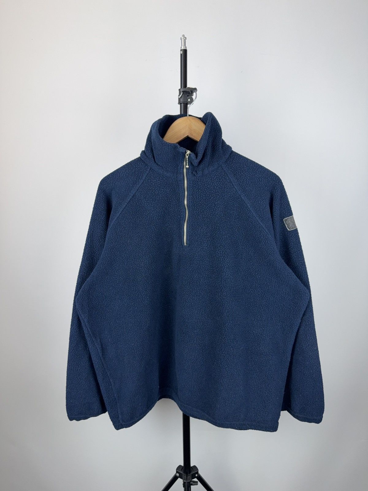 Designer × Valentino × Vintage Vintage 90s Rare Valentino Italy 1/3 Zip sweatshirt Size US XL / EU 56 / 4 - 1 Thumbnail