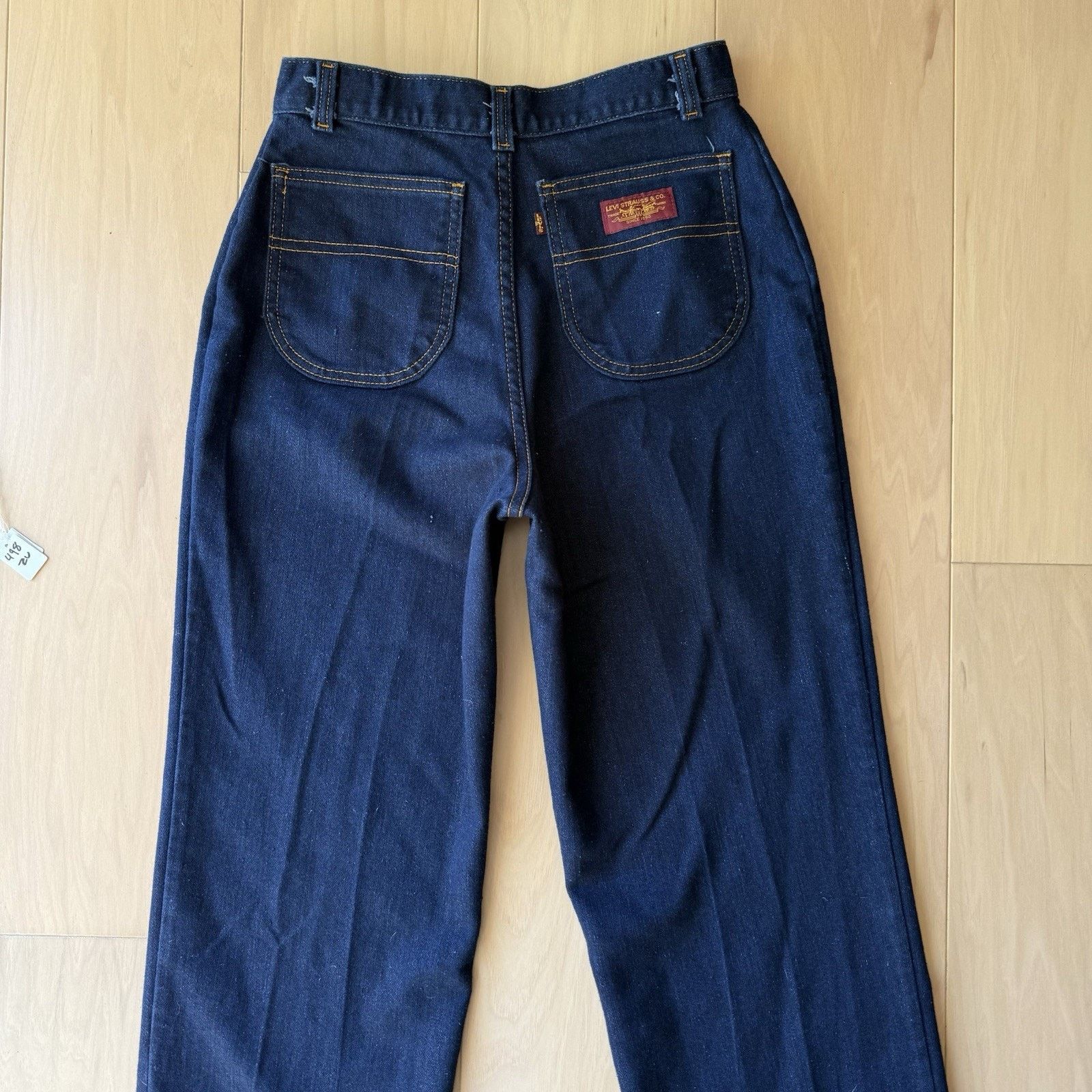 Levi's Vintage Levis 829 Bell Bottom Jeans 26 For Women 70s Flares Size 26" / US 2 / IT 38 - 7 Thumbnail
