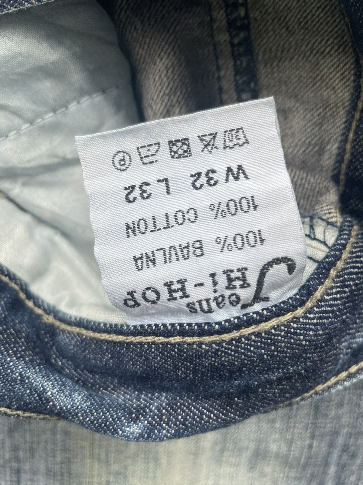 Japanese Brand Hi-Hop Custom Distresed Denim Size US 34 / EU 50 - 18 Thumbnail